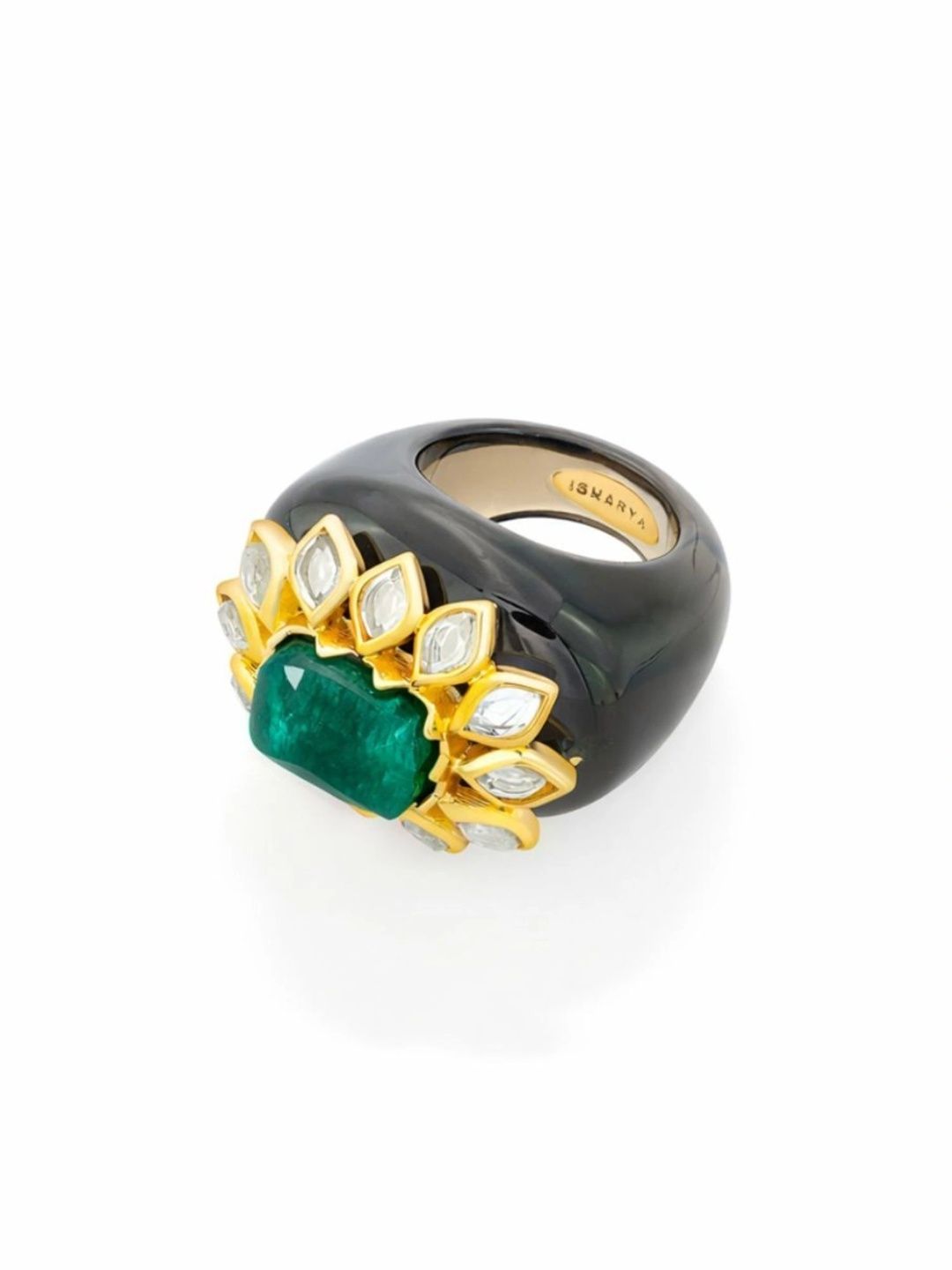 Isharya Women Gold-Plated Cubic Zirconia Finger Ring-picture-18