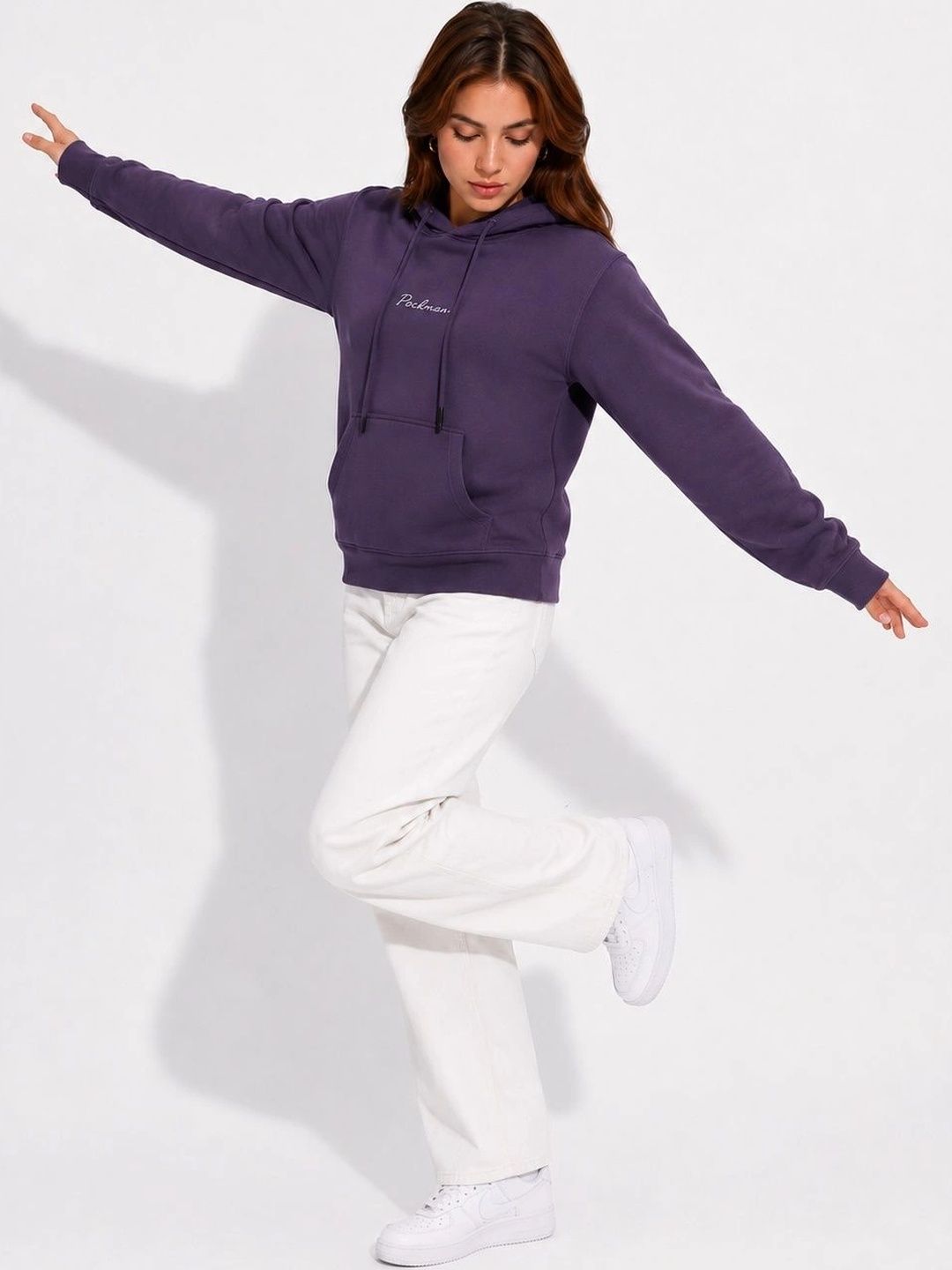 PockMAN Women Printed Hooded Sweatshirt-picture-49