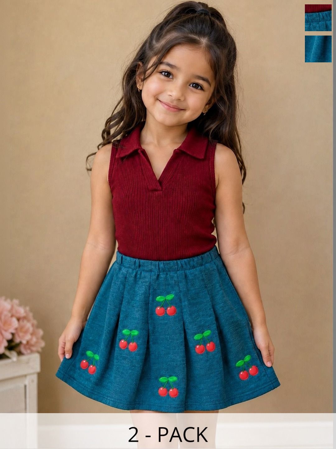 Ninas Girls Top with Skirt-picture-26