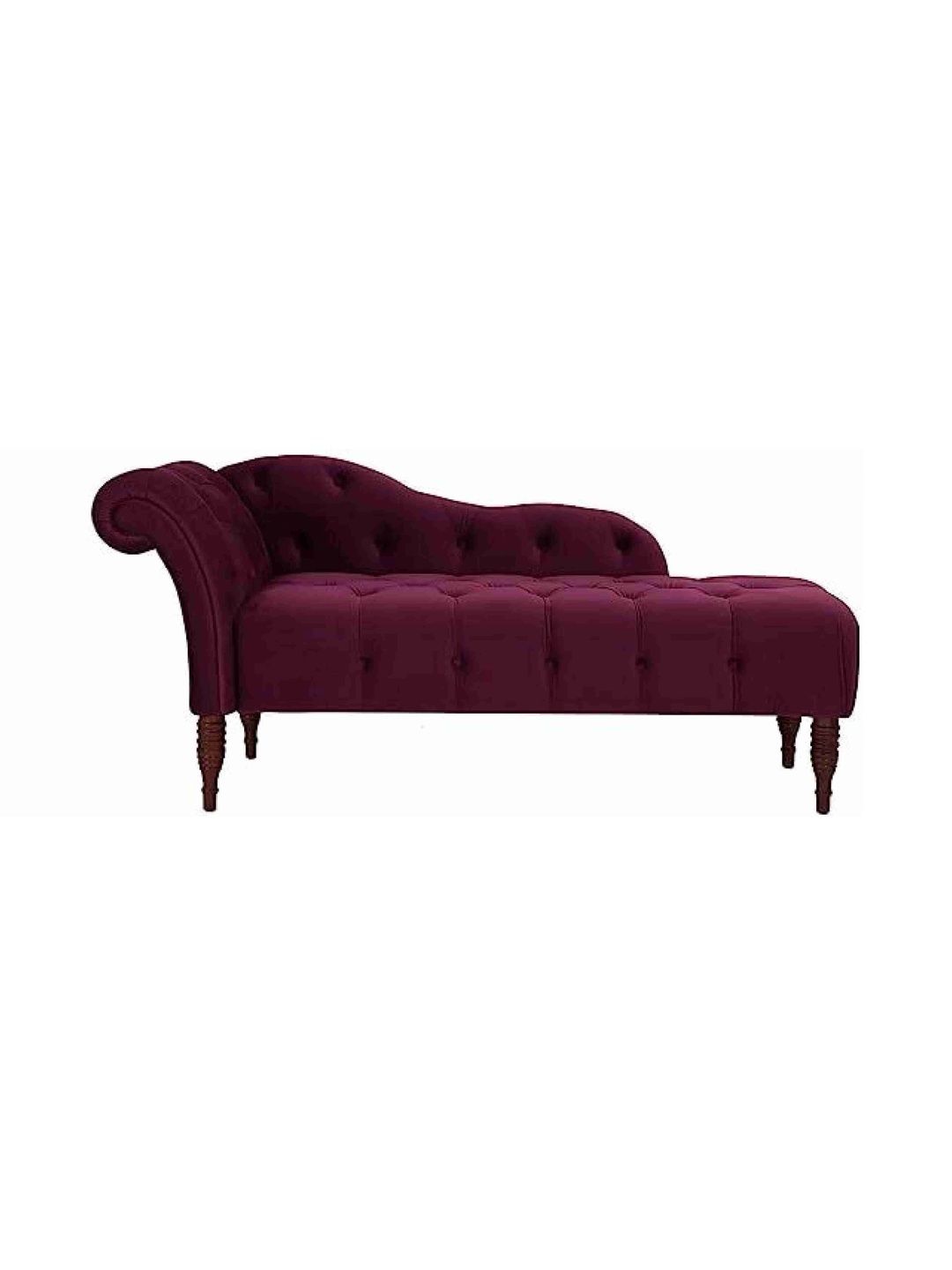INDIAWOODMART Purple Chesterfield Chaise Lounge Couch Button Tuffted-image-31