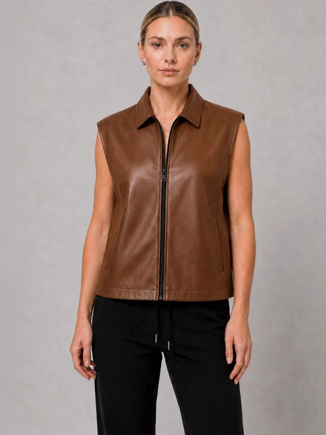 Raxedo Women Leather Training or Gym Jacket-picture-13