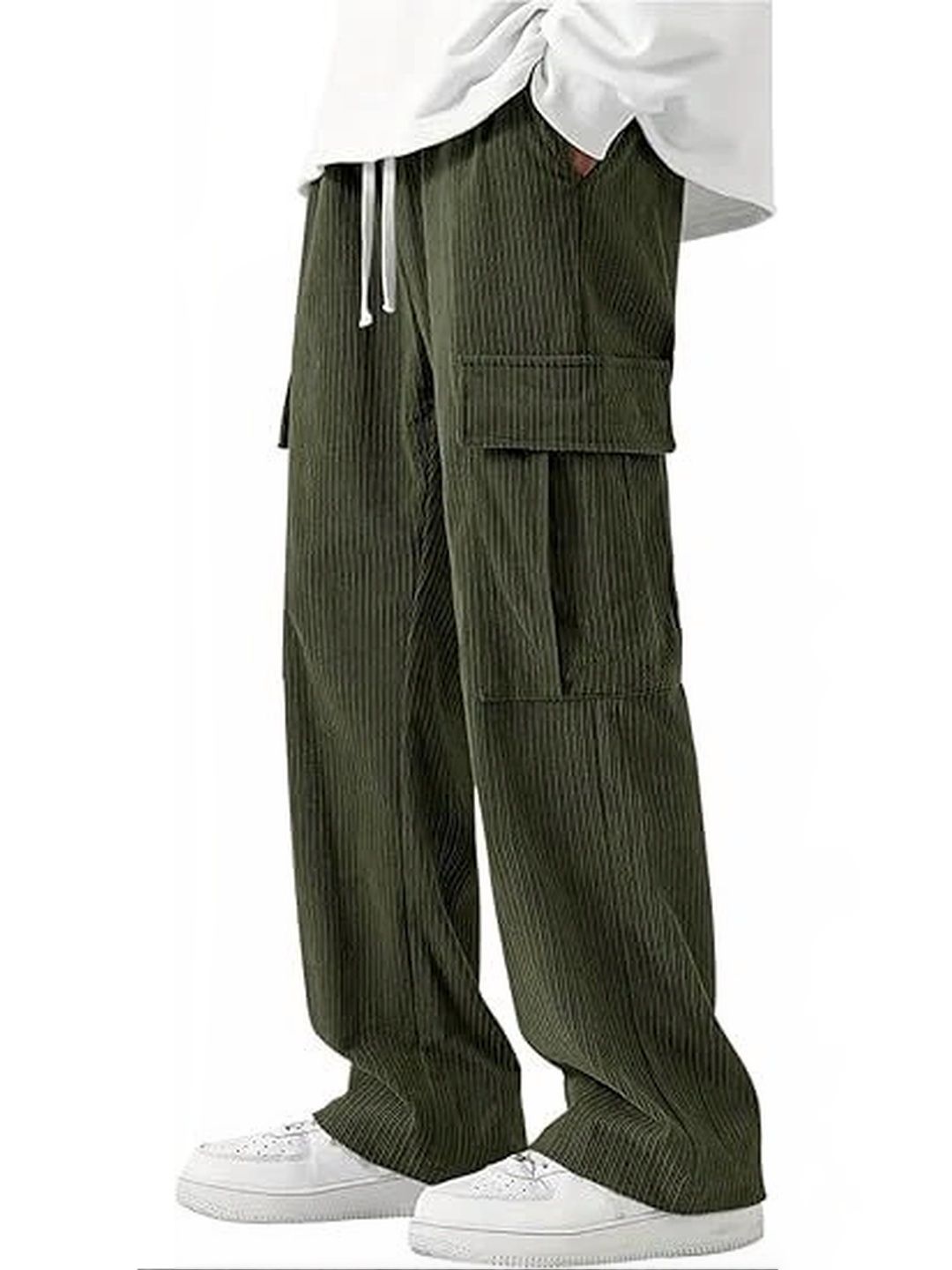 FLYWIND Men Regular Fit Textured Dry Fit Cargos-picture-58