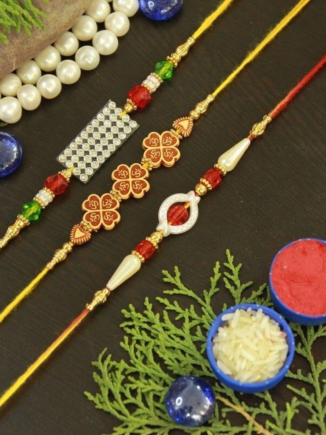 Sangria Thread Rakhi-picture-14