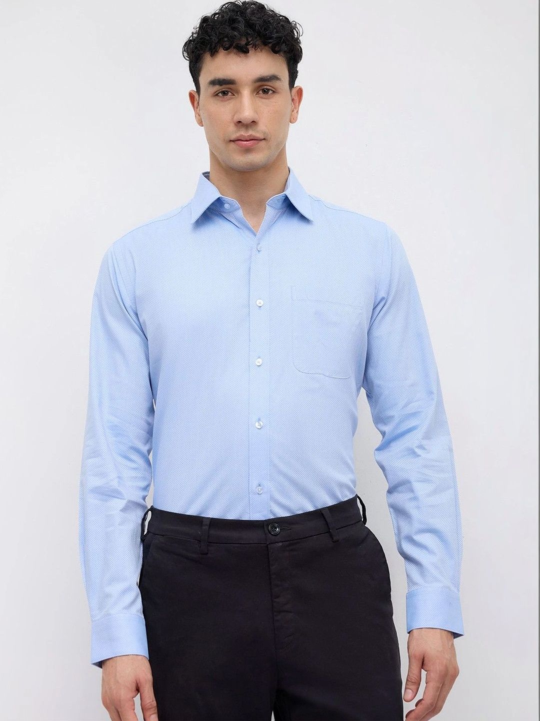 Raymond Men Classic Slim Fit Formal Shirt-picture-13