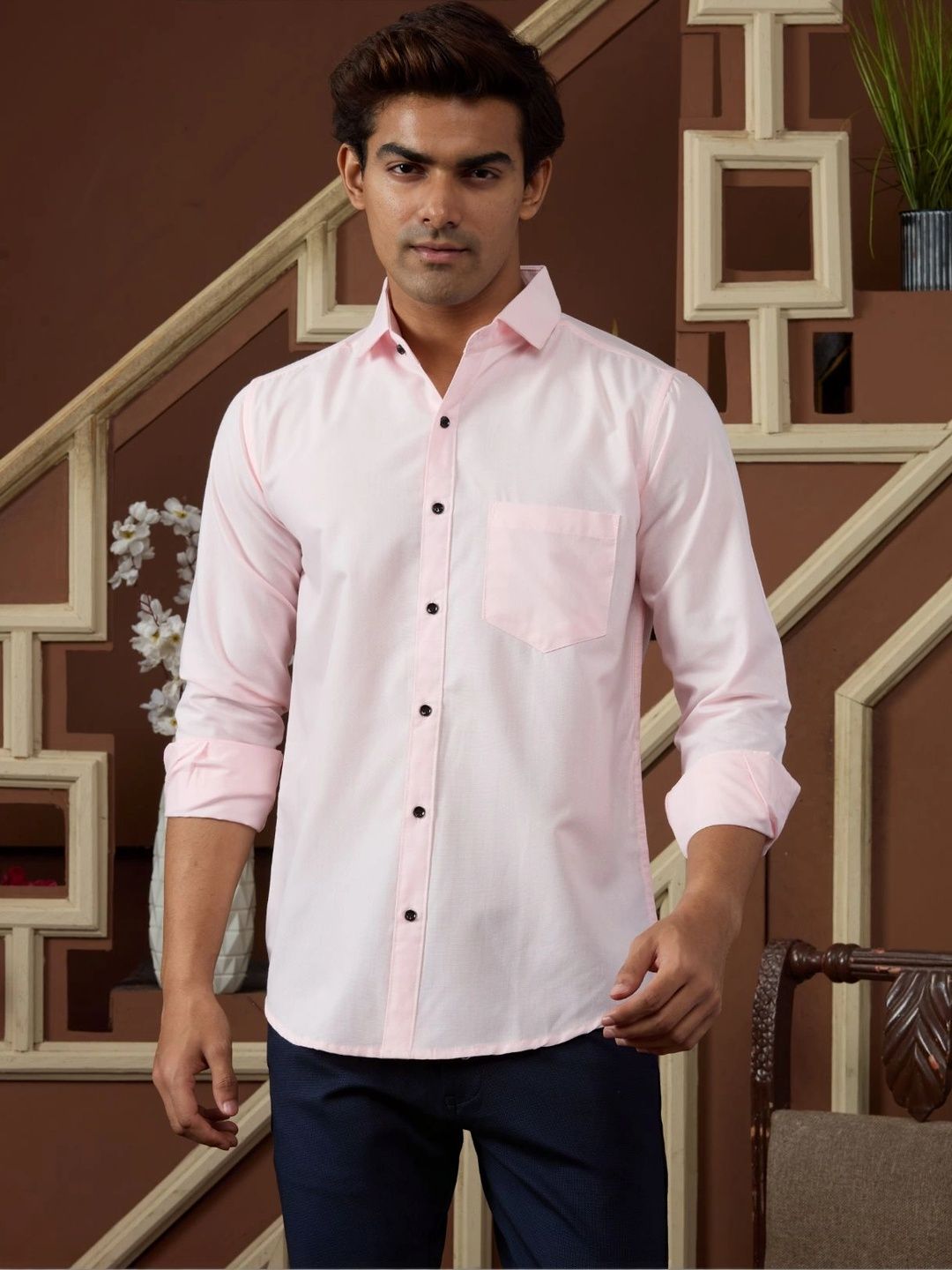 HERE&NOW Men Slim Fit Casual Shirt-picture-45