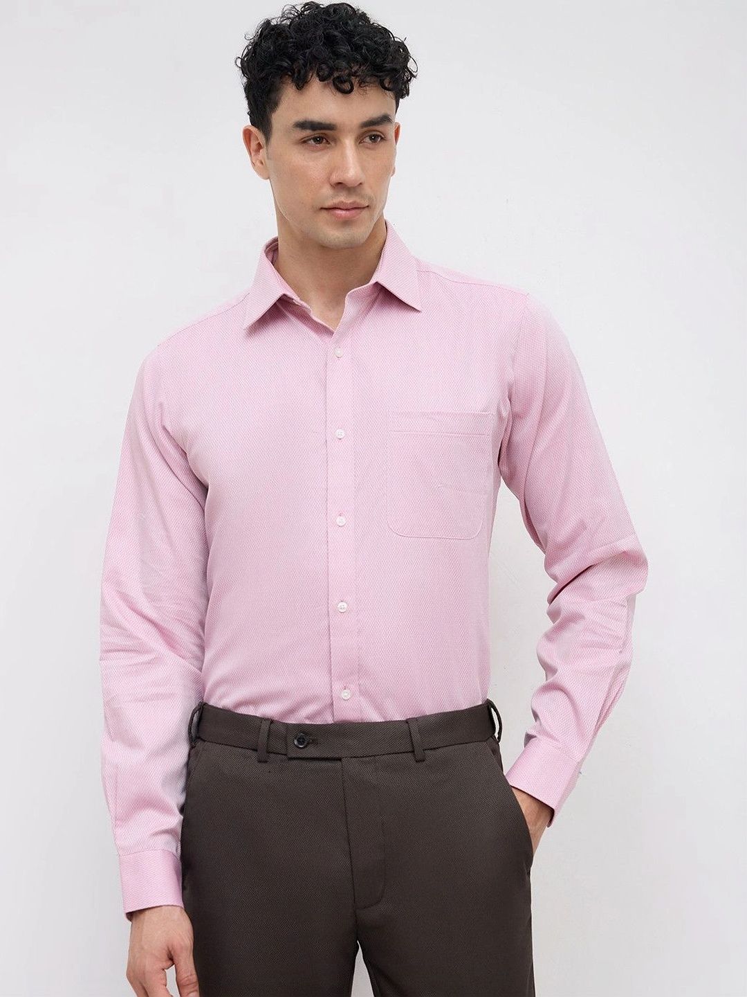 Raymond Men Classic Slim Fit Formal Shirt-picture-16
