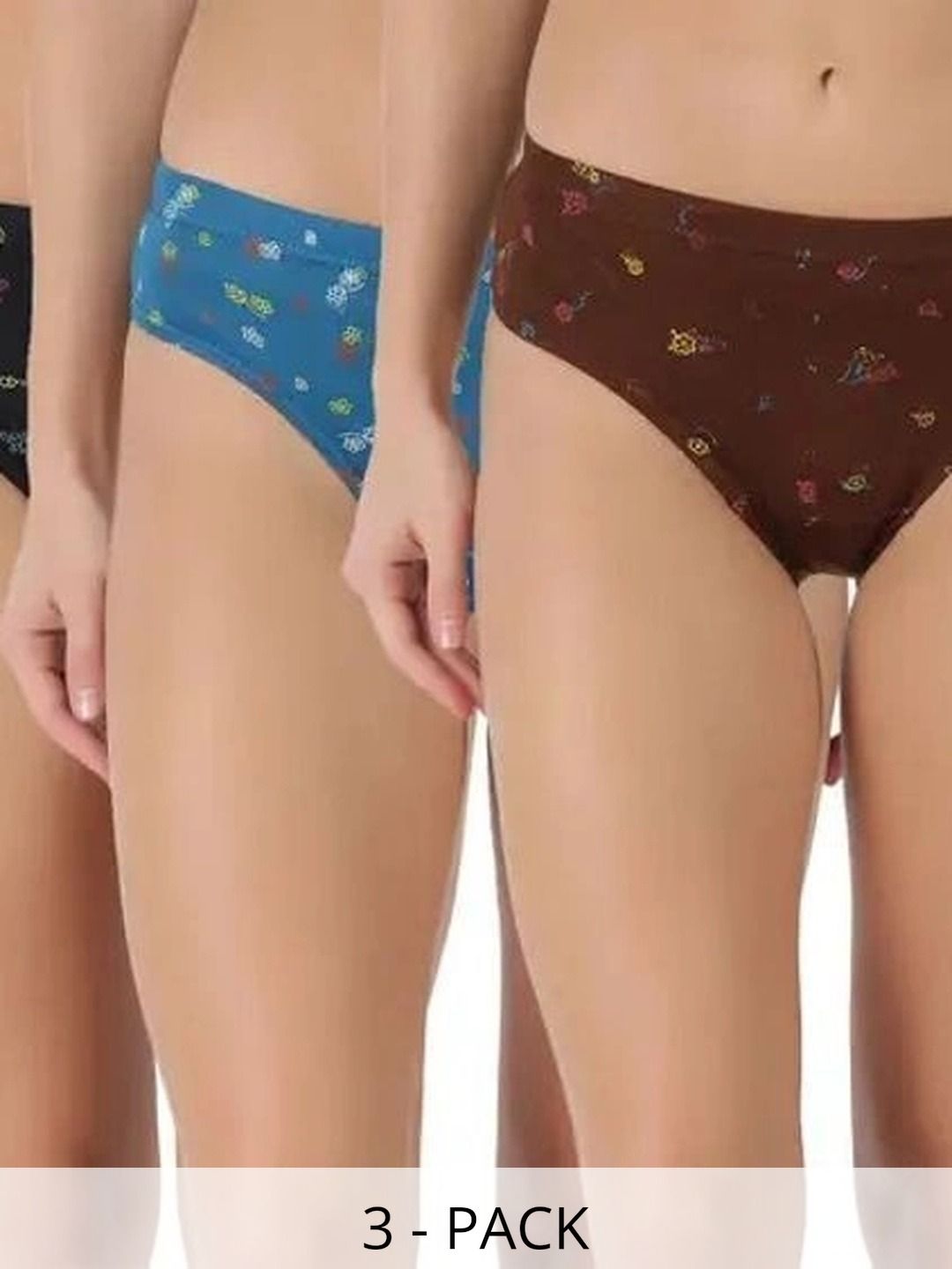 Bebron Women Pack of 3 Printed Assorted Bikini-picture-31
