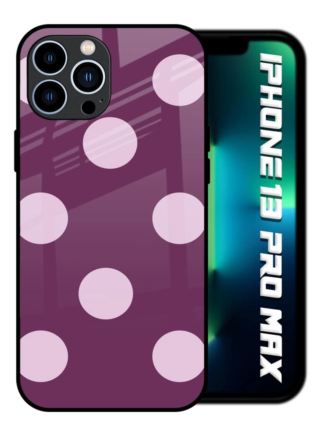 QRIOH Geometric Printed iPhone 13 Pro Max Back Case Mobile Accessories-picture-35