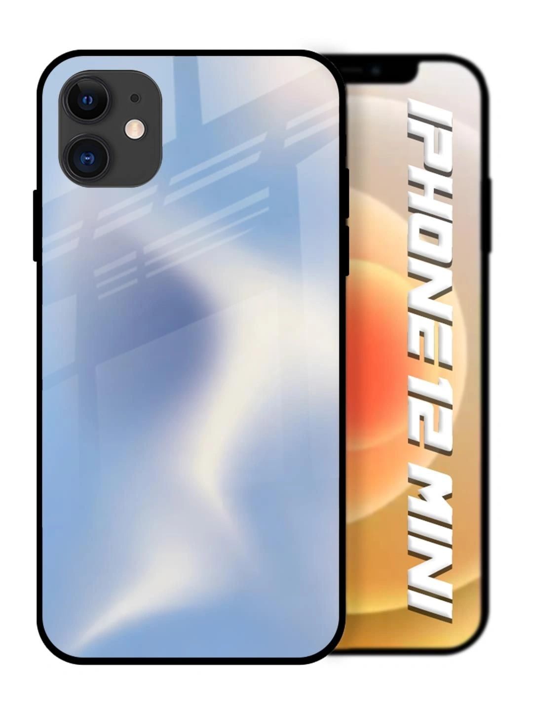 QRIOH Abstract Printed iPhone 12 Mini Back Case Mobile Accessories-picture-7