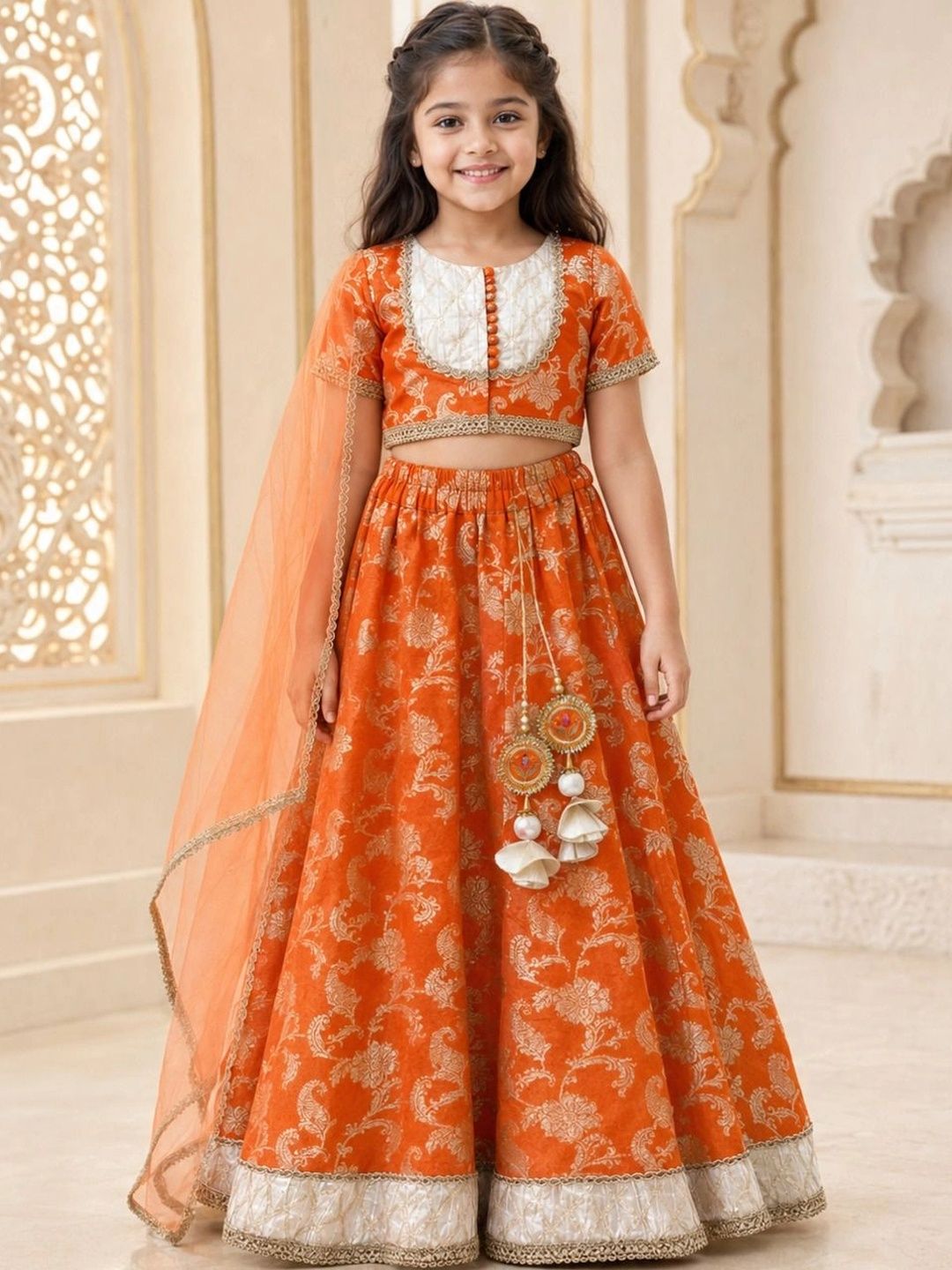 pspeaches Girls Ready to Wear Lehenga & Blouse With Dupatta-picture-41