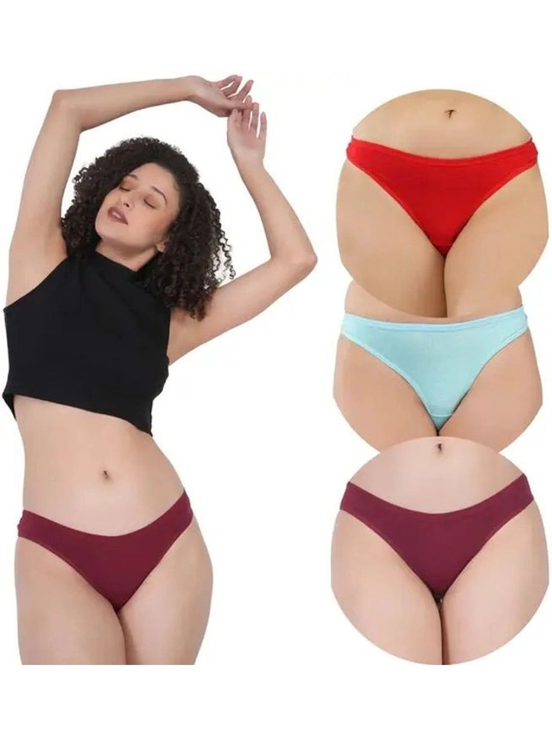 Bebron Women Pack of 3 Assorted Bikini-picture-25