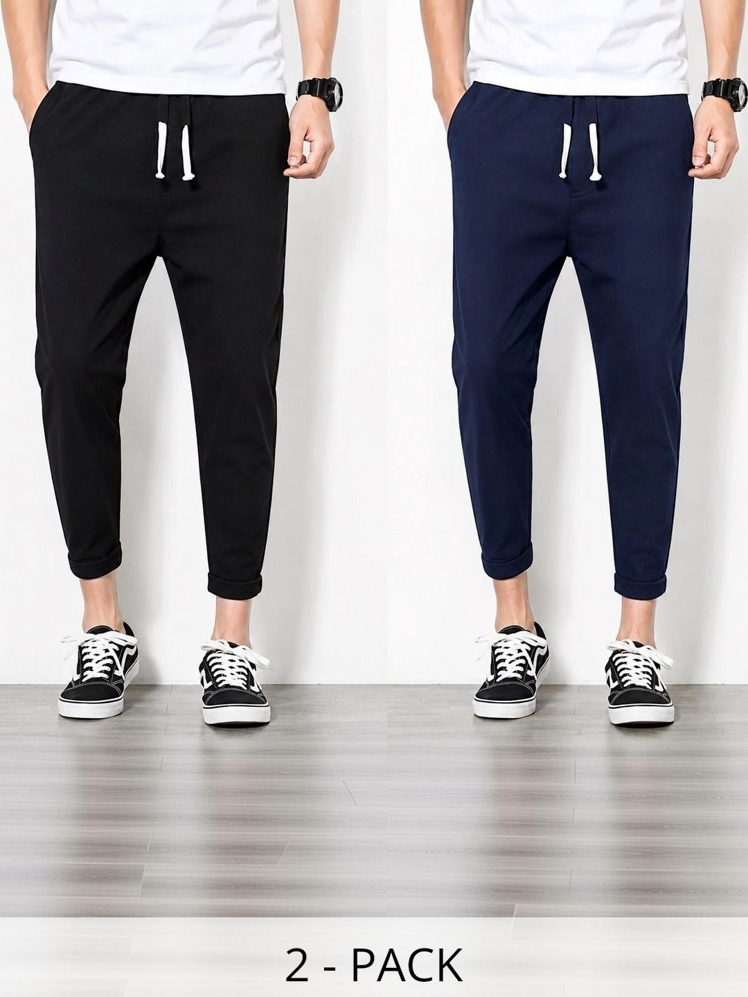 MFB Men Pack of 2 Regular Fit Dry Fit Training Joggers-picture-22