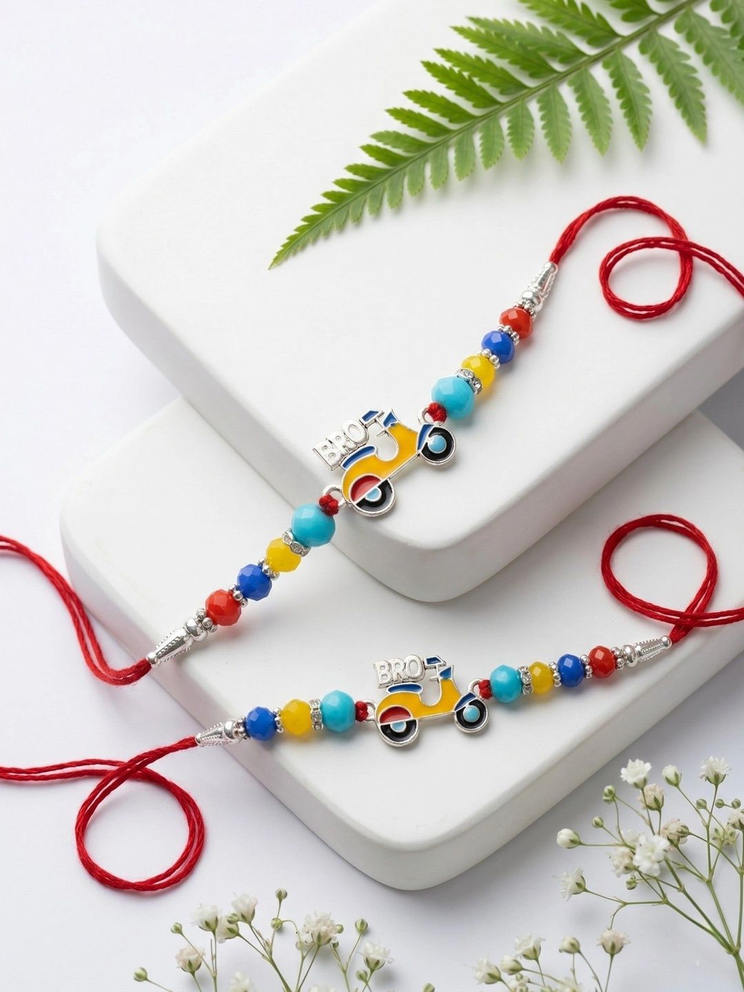 MEIRA JEWELLERY Thread Rakhi-image-13