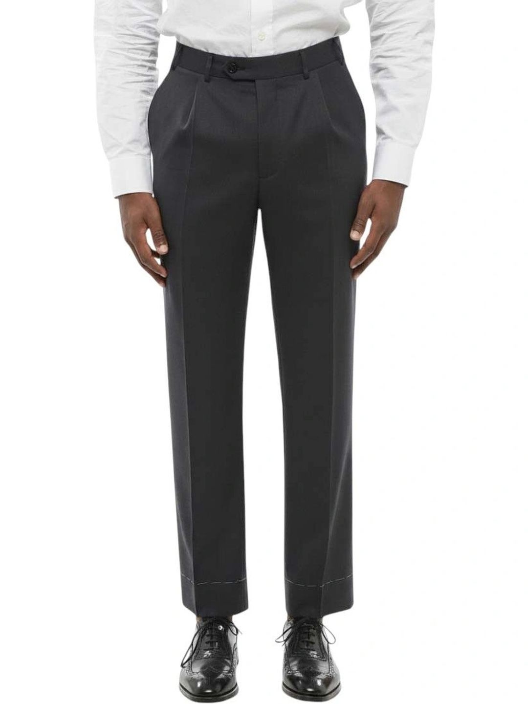 Corneliani Charcoal Grey Tailored Pants-picture-21