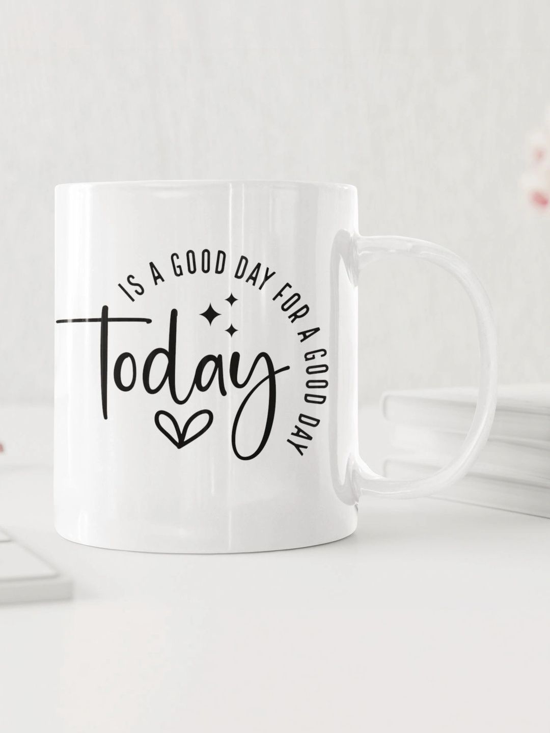 TAJNAN White Text or Slogans Printed Ceramic Glossy Mugs Set of Cups and Mugs-picture-36