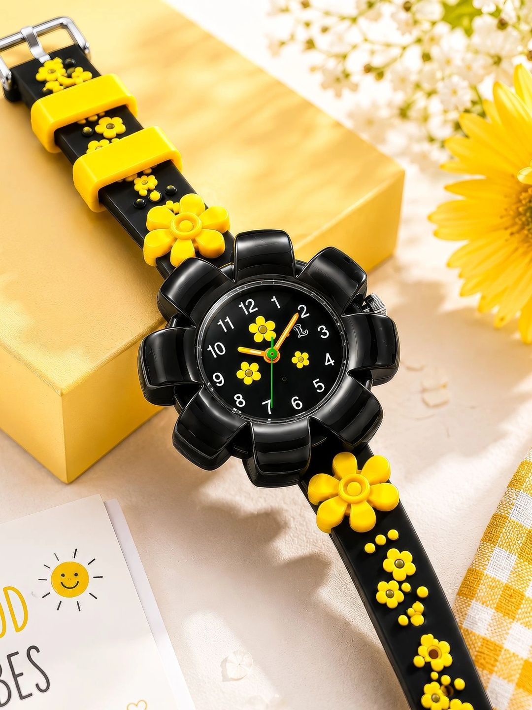 LOOKHAA Girls Printed Dial & Straps Analogue Watch LOOK34_C3_BLACK-picture-11
