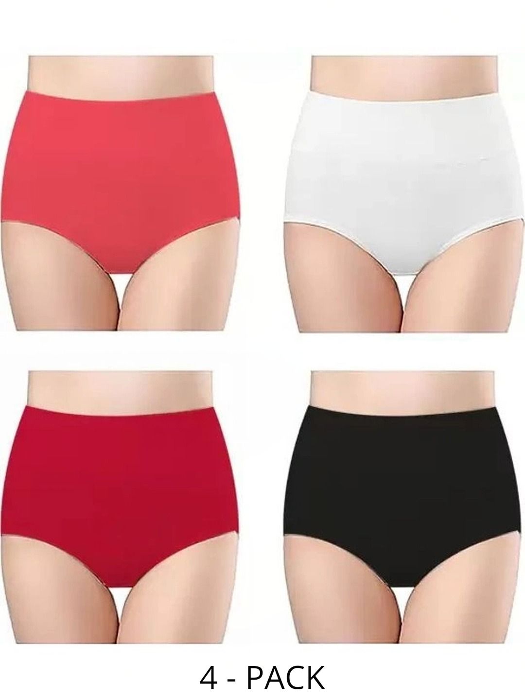 Bebron Women Pack of 4 Assorted Hipster Briefs-picture-34