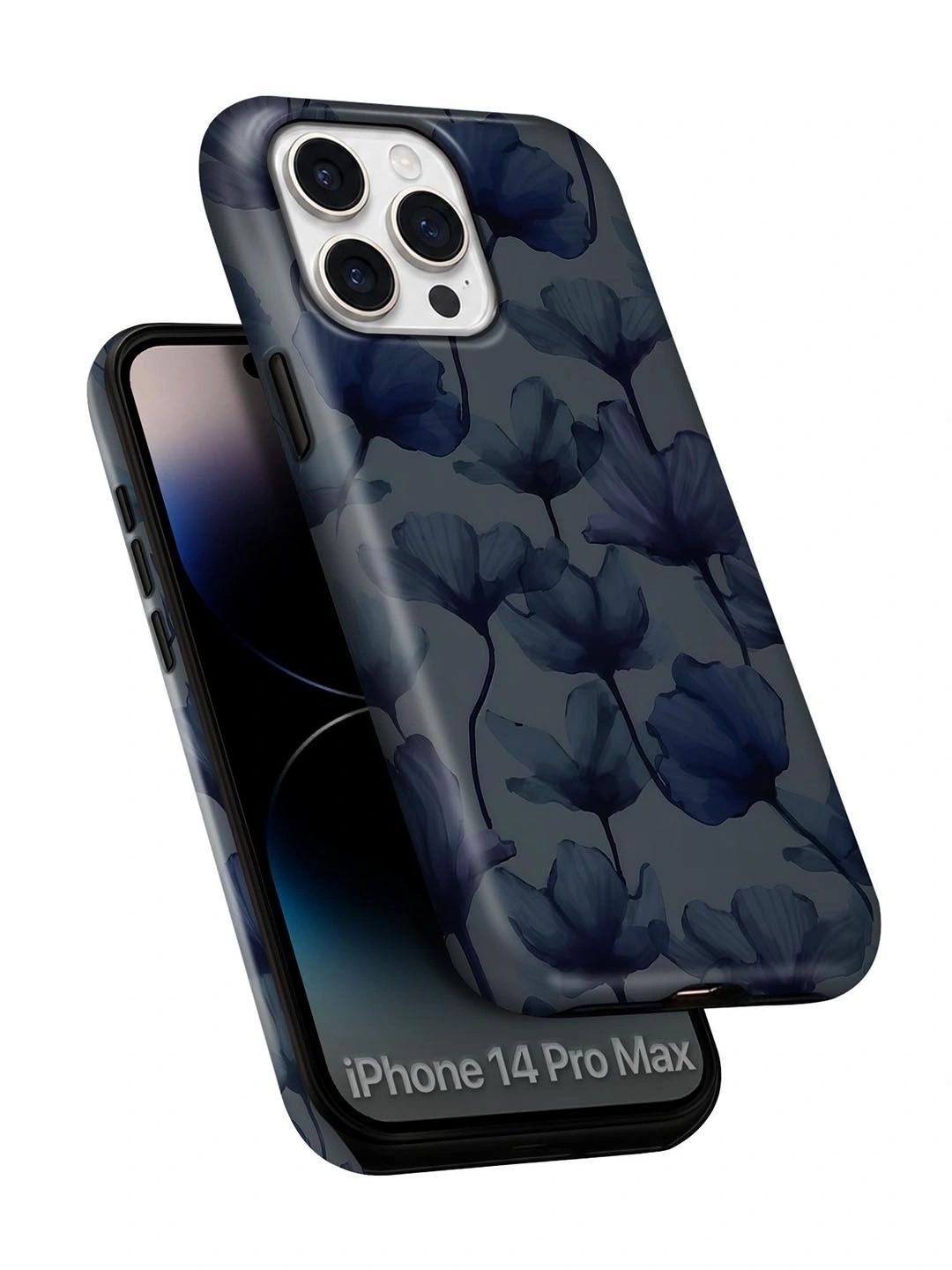 QRIOH Floral Printed iPhone 14 Pro Max Back Case Mobile Accessories-image-39