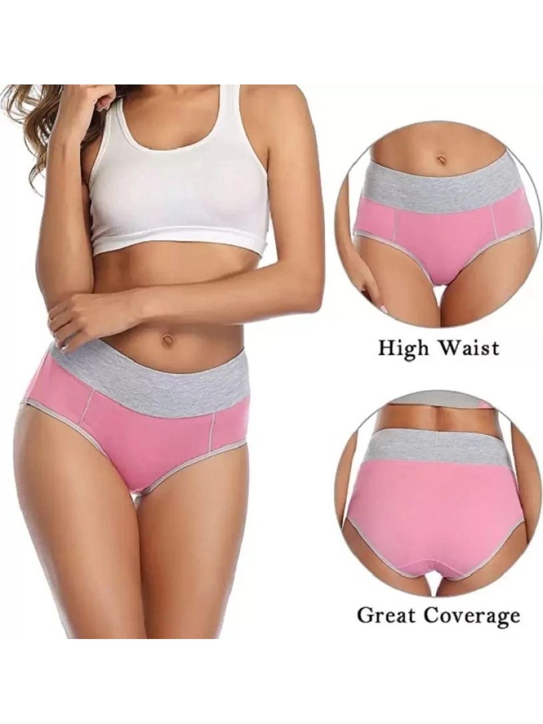 Bebron Women Colourblocked Assorted Basic Briefs-image-37