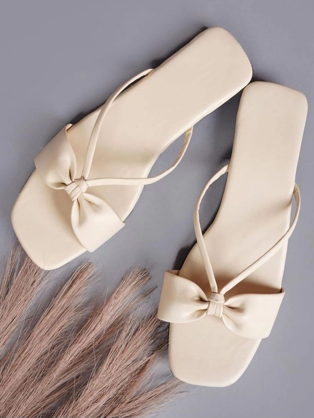 JISHA CREATION Women Open Toe Flats with Bows-picture-31