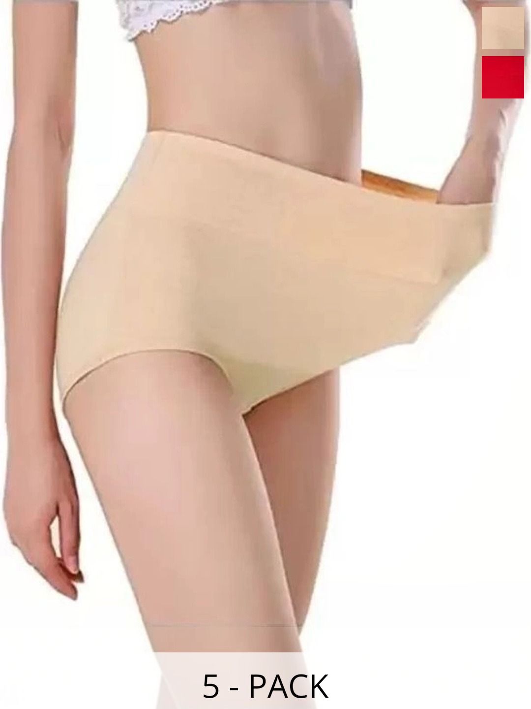 Bebron Women Pack of 5 Assorted Basic Briefs-picture-28