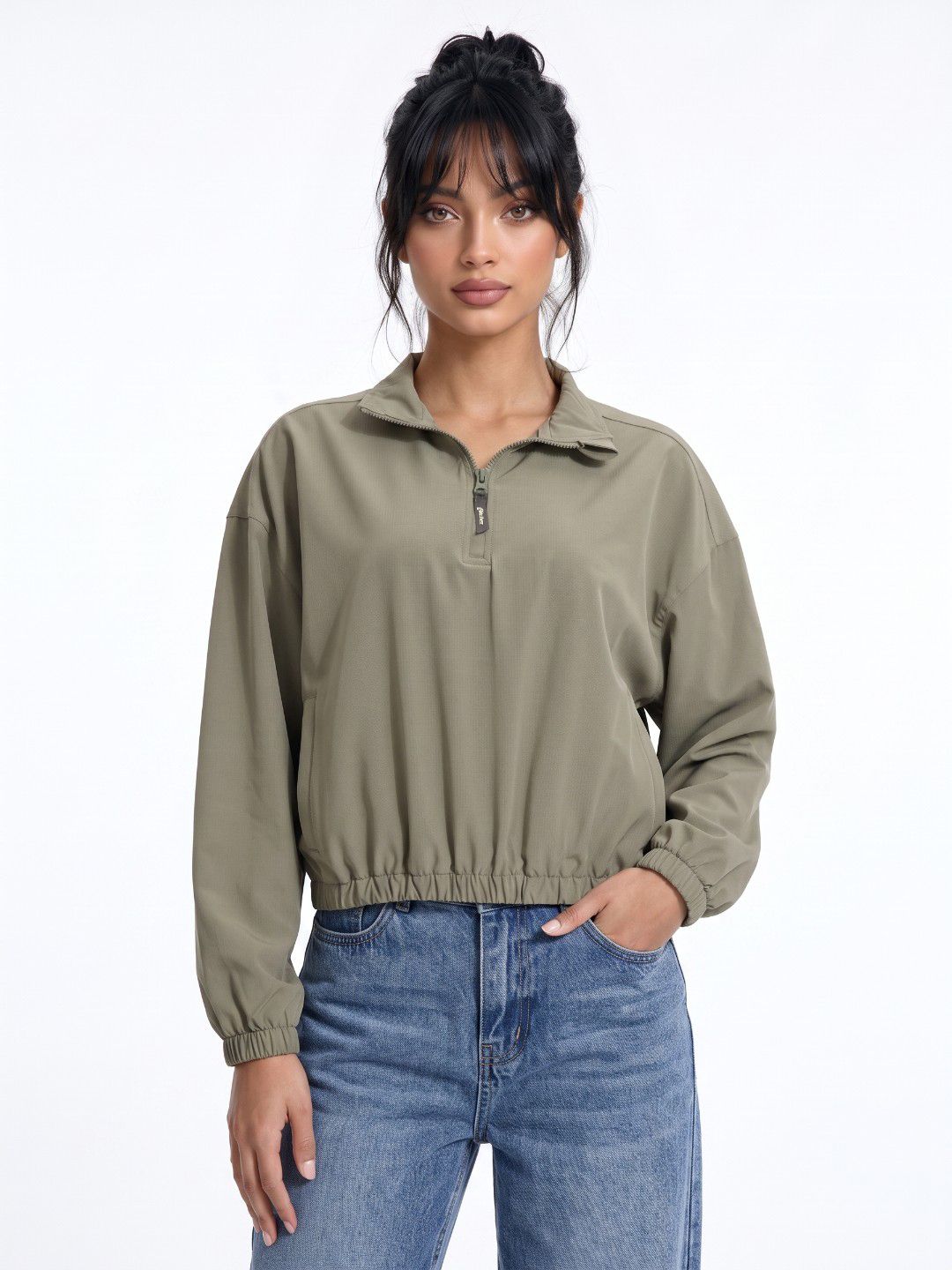 glitchez Lightweight Crop Tailored Jacket-picture-13