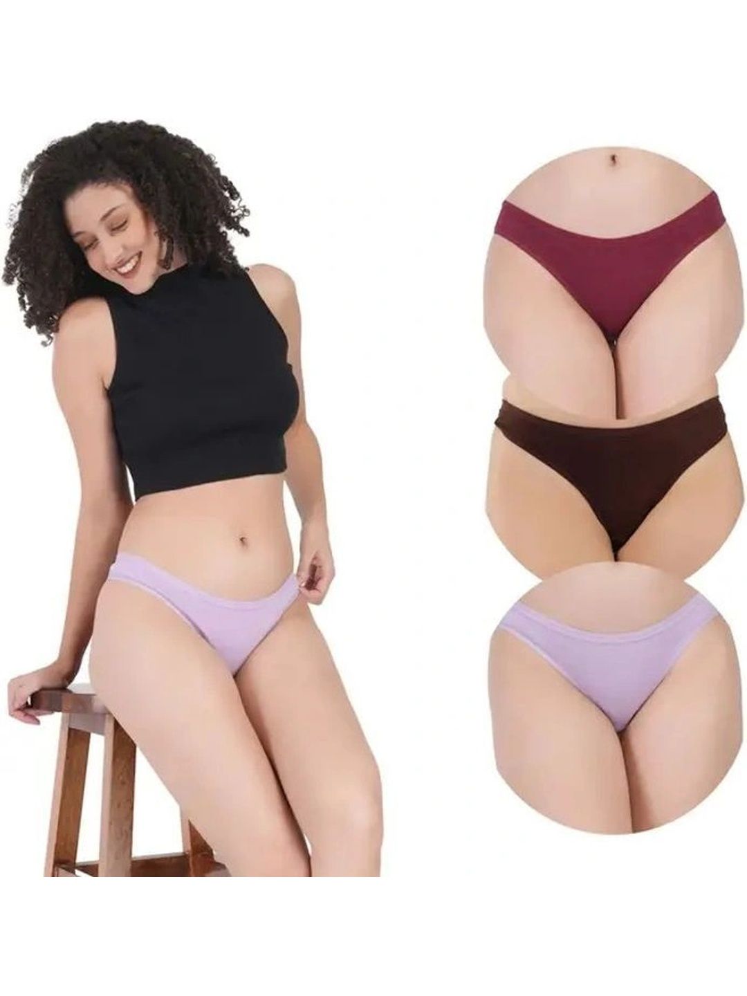 Bebron Women Pack of 3 Assorted Bikini-picture-19