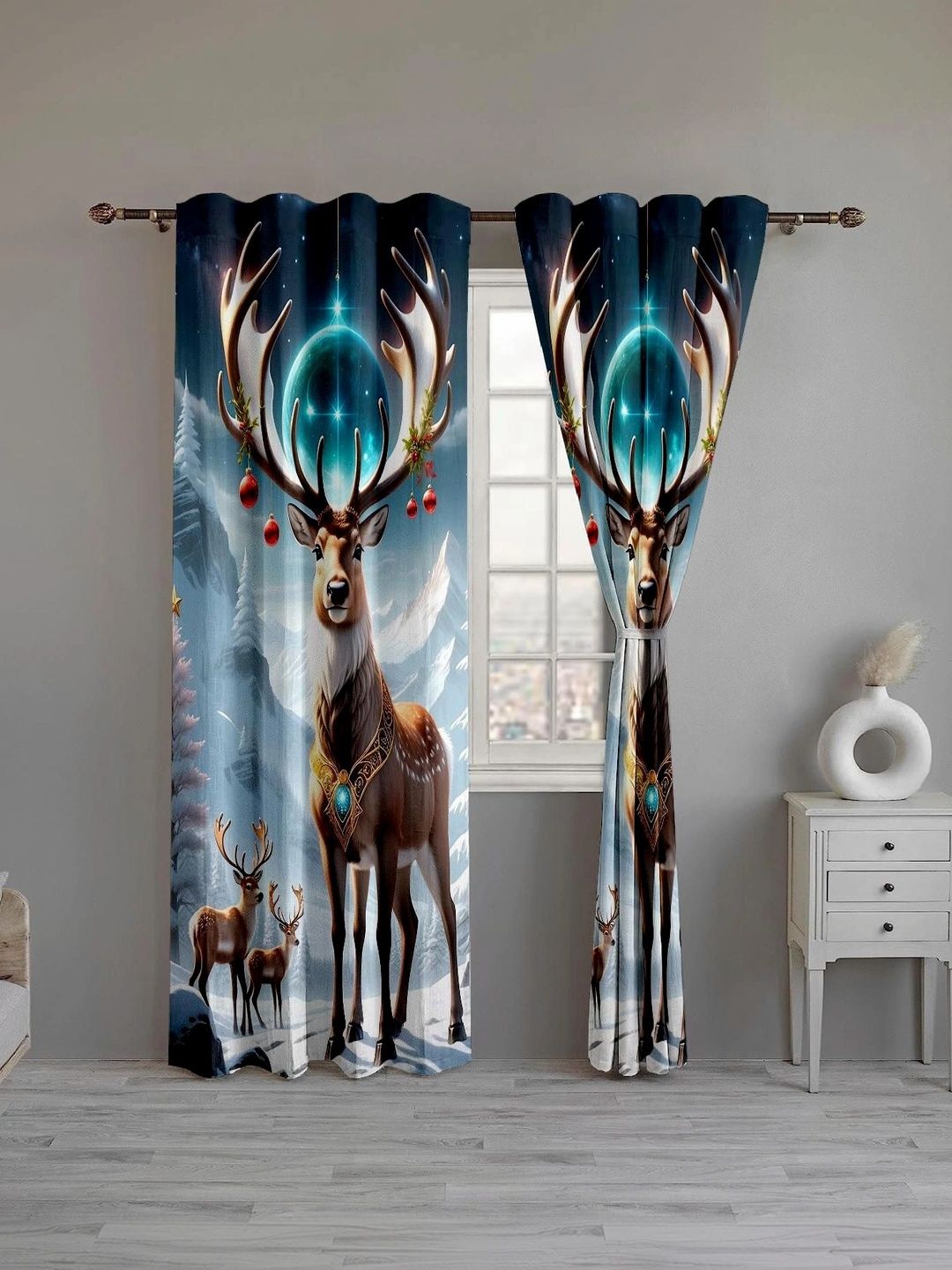CURTAINRY Multicoloured Door Curtain-image-48