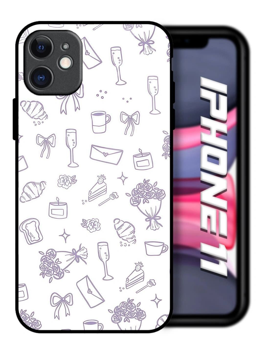QRIOH Conversational Printed iPhone 11 Back Case Mobile Accessories-picture-15