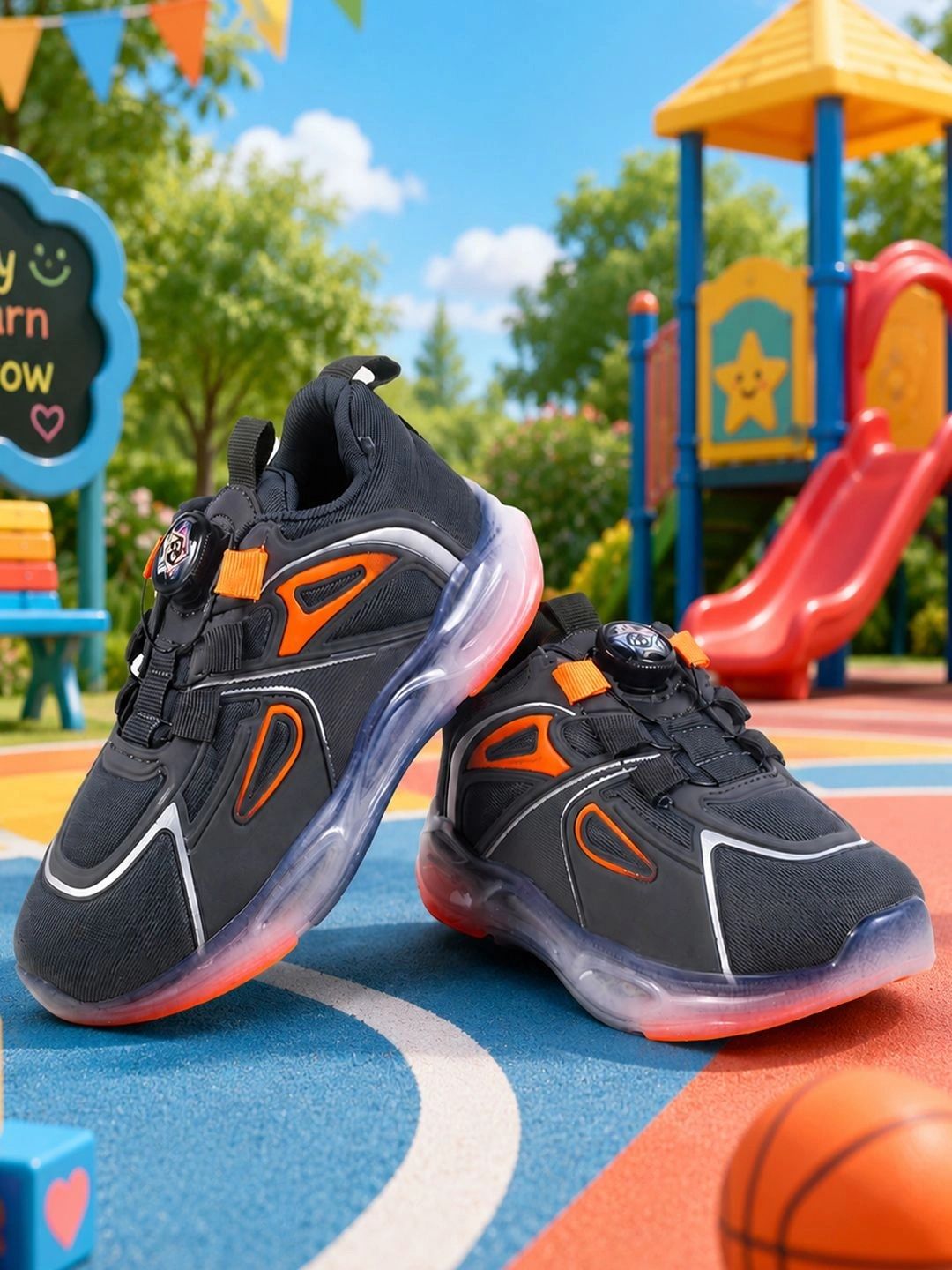 ABLESTEP Boys Colourblocked Sneakers-image-29