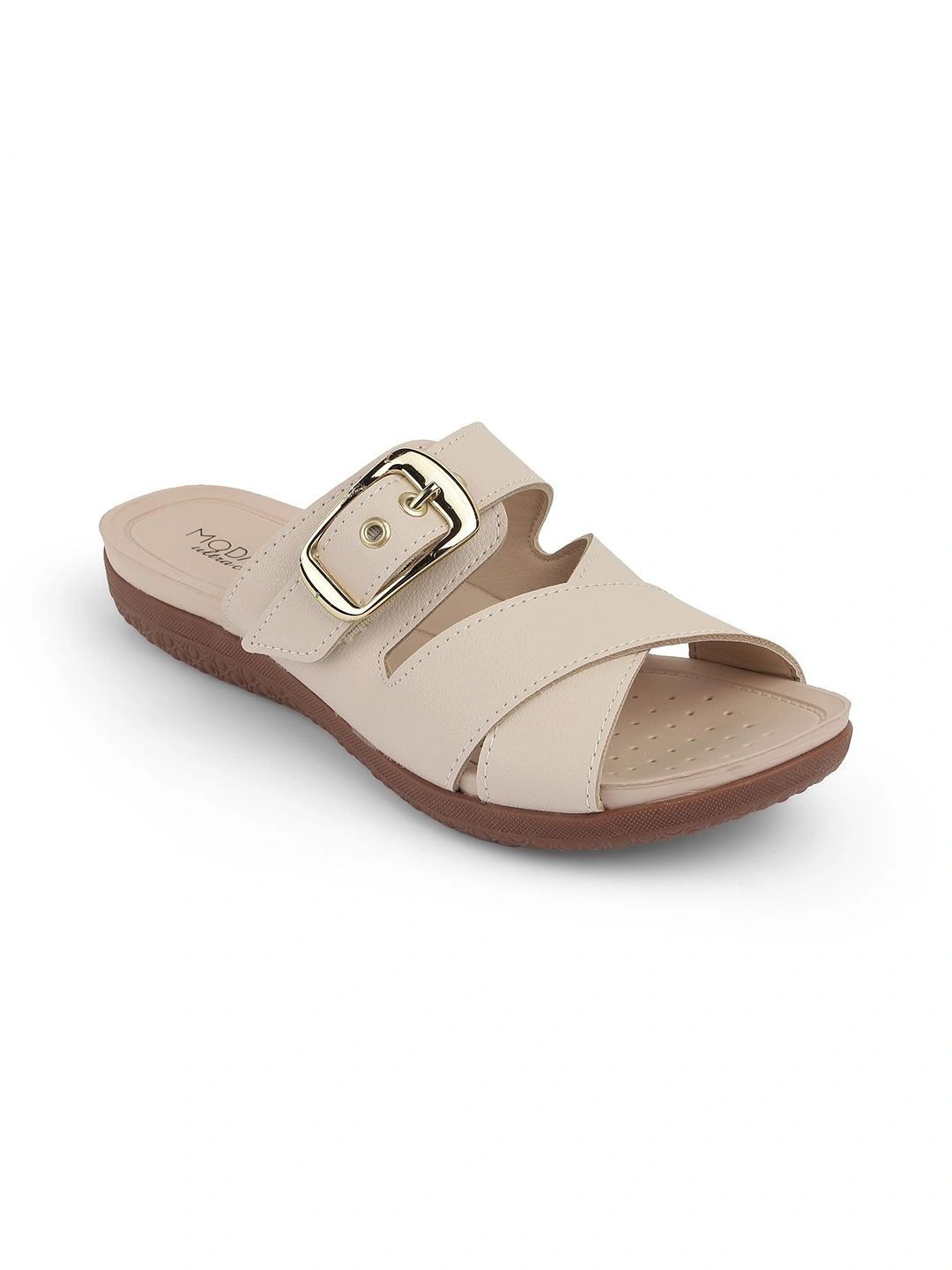 MODARE Women Open Toe Flats with Buckles-picture-23