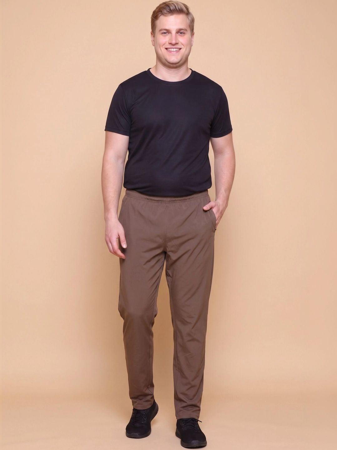 Mast & Harbour Men Regular Fit Training Track Pants-picture-45