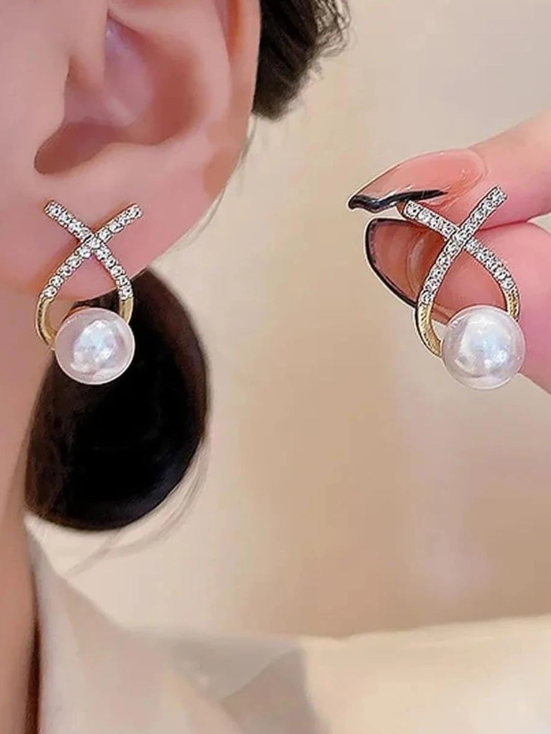 Rayz Collectibles Geometric Studs Earrings-picture-28