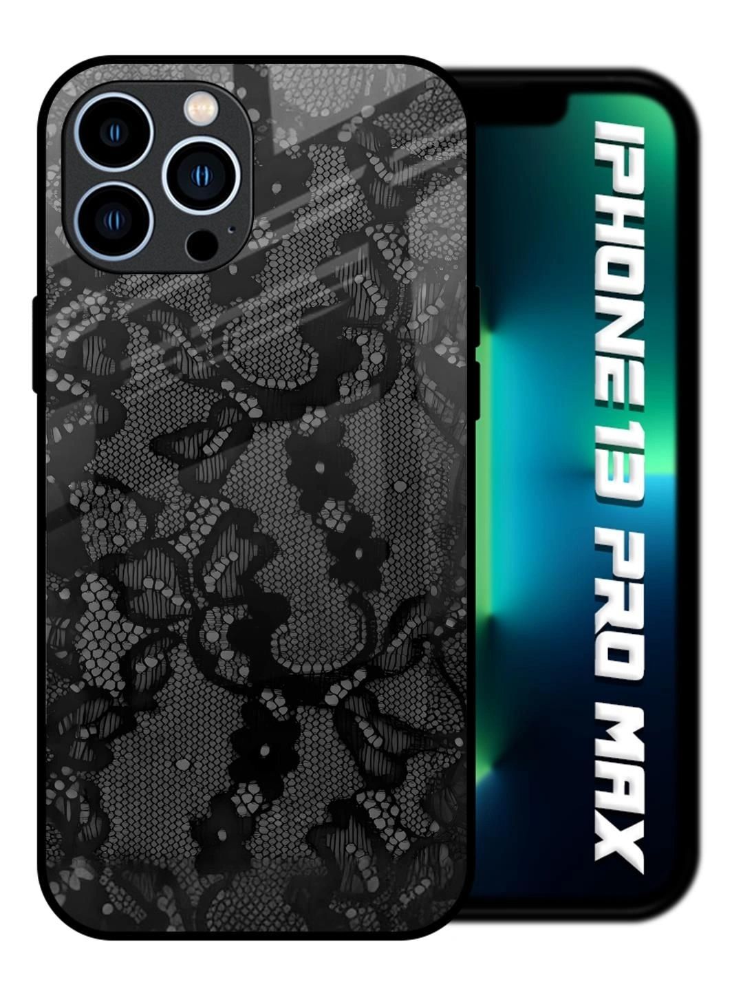 QRIOH Floral Printed iPhone 13 Pro Max Back Case Mobile Accessories-picture-34