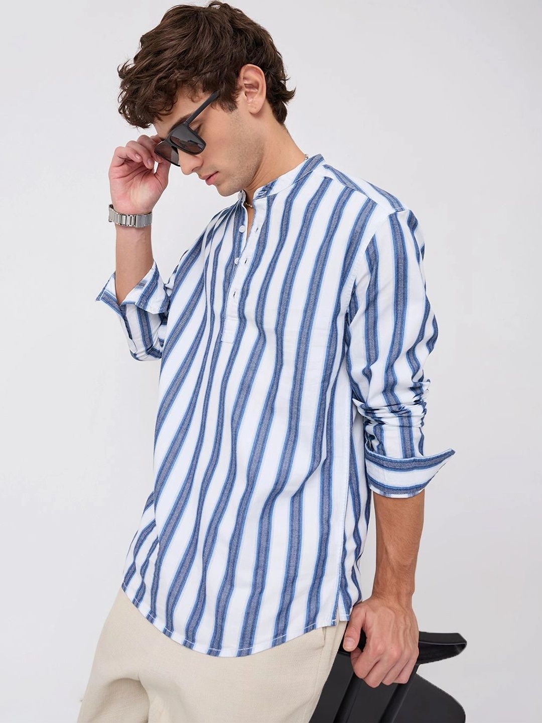VASTRADO Men Striped Kurta-picture-29
