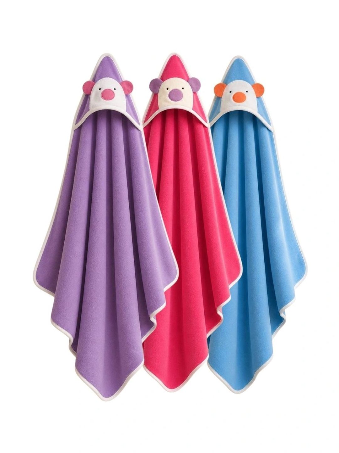 BabyZone Multicoloured Set of 3 Cartoon Characters Fleece AC Room 150 GSM Blanket-image-22