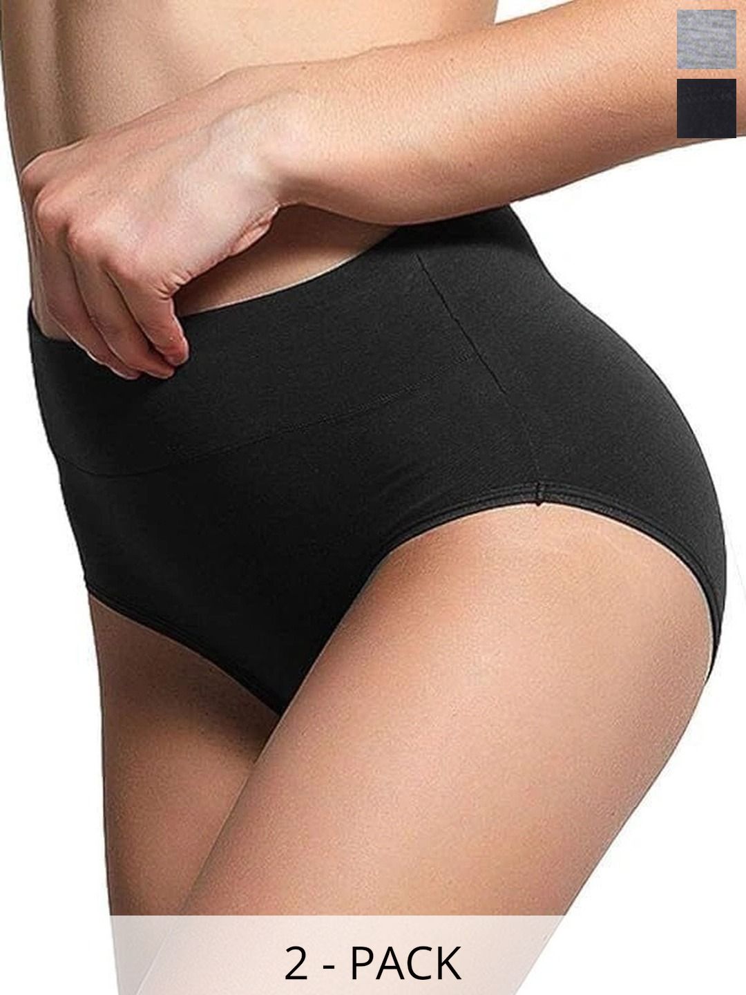 Bebron Women Pack of 2 Assorted Boy Shorts-picture-36