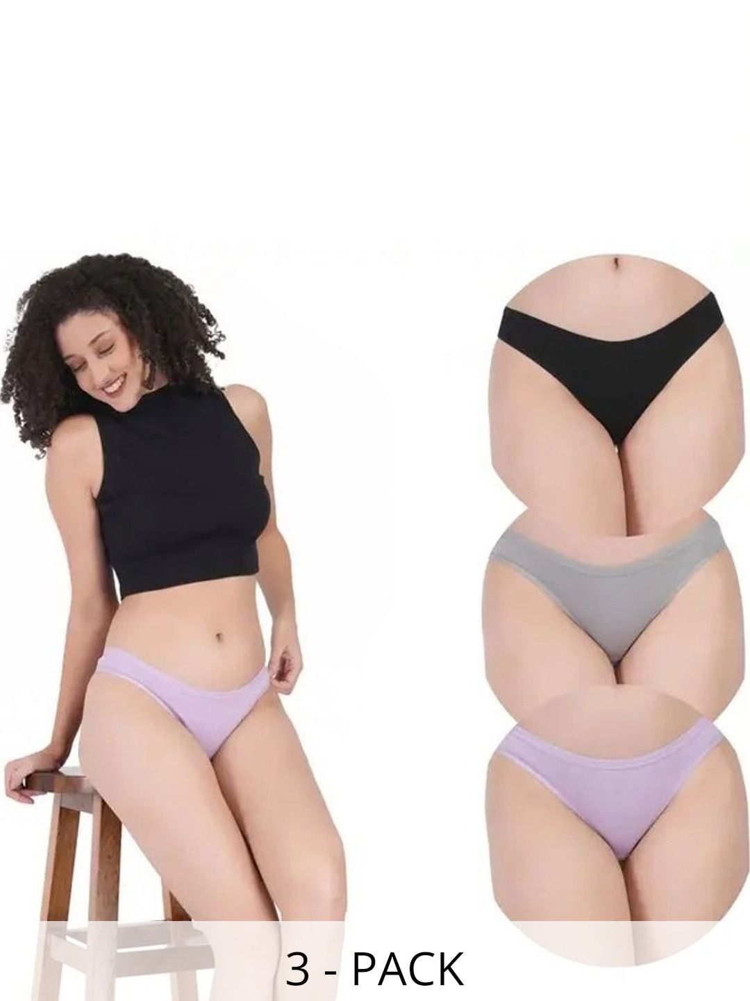 Bebron Women Pack of 3 Assorted Bikini-picture-15