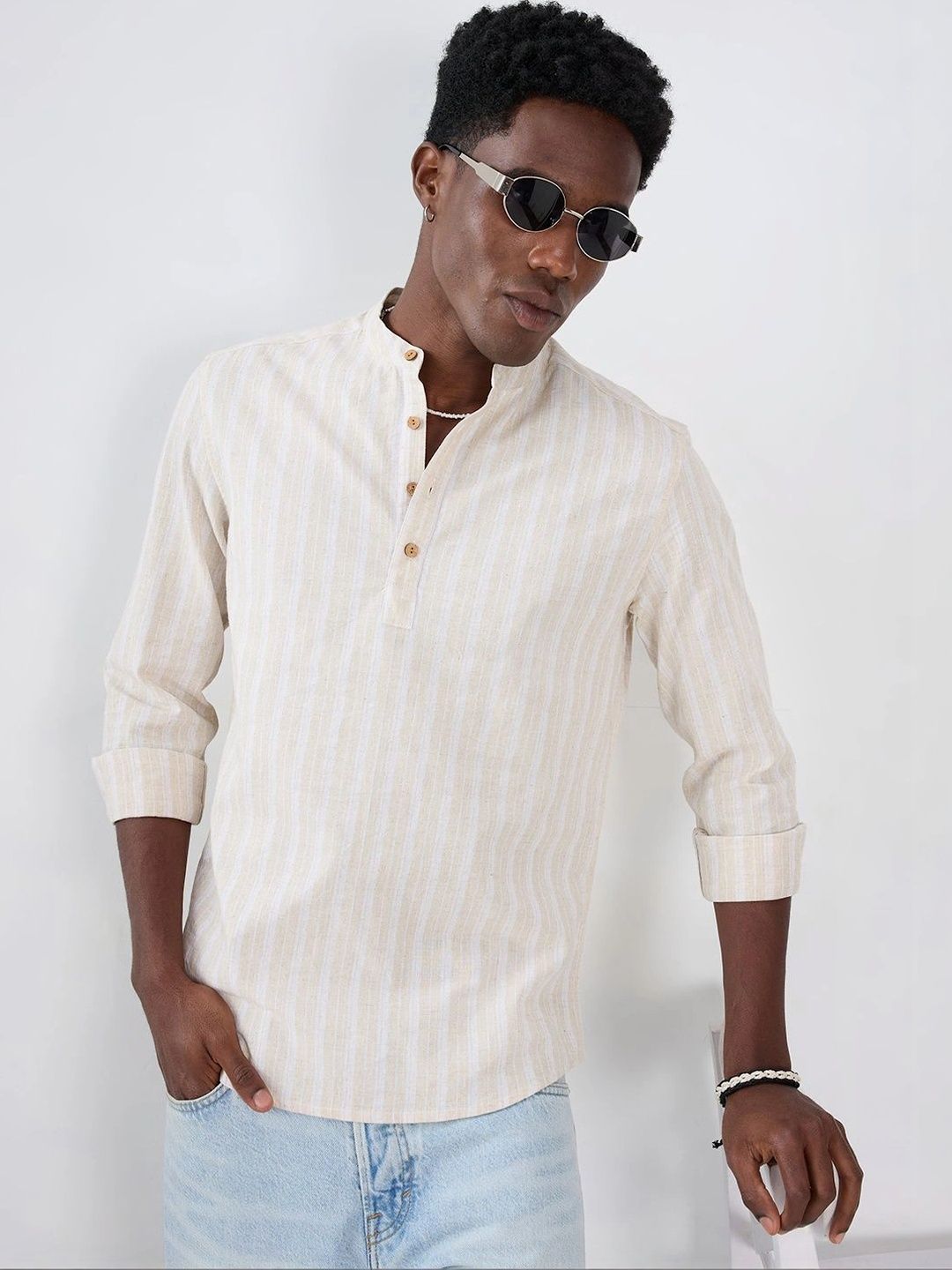 VASTRADO Men Striped Kurta-picture-40
