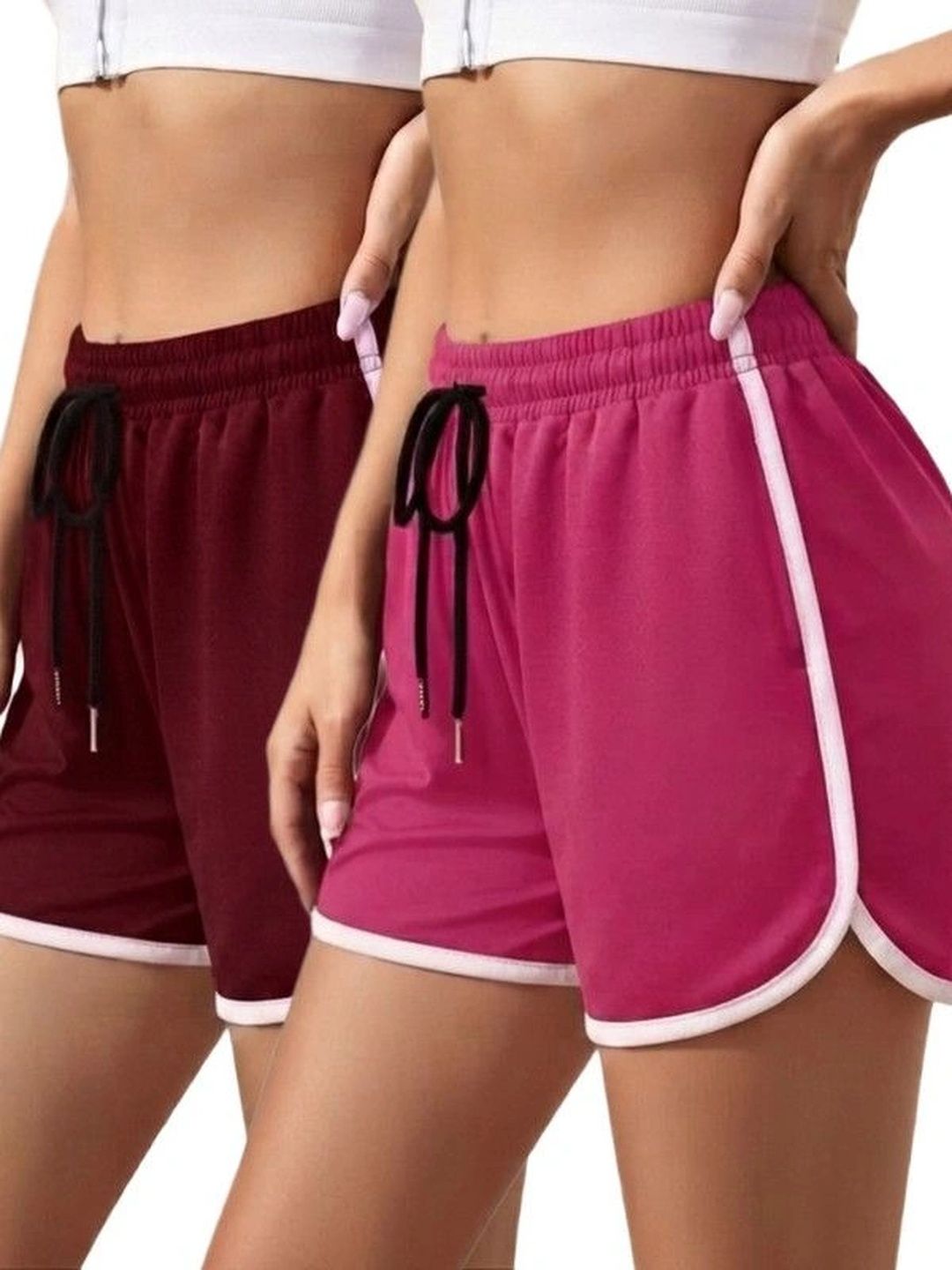 Fasha Women High-Rise Training or Gym Sports Shorts-picture-40