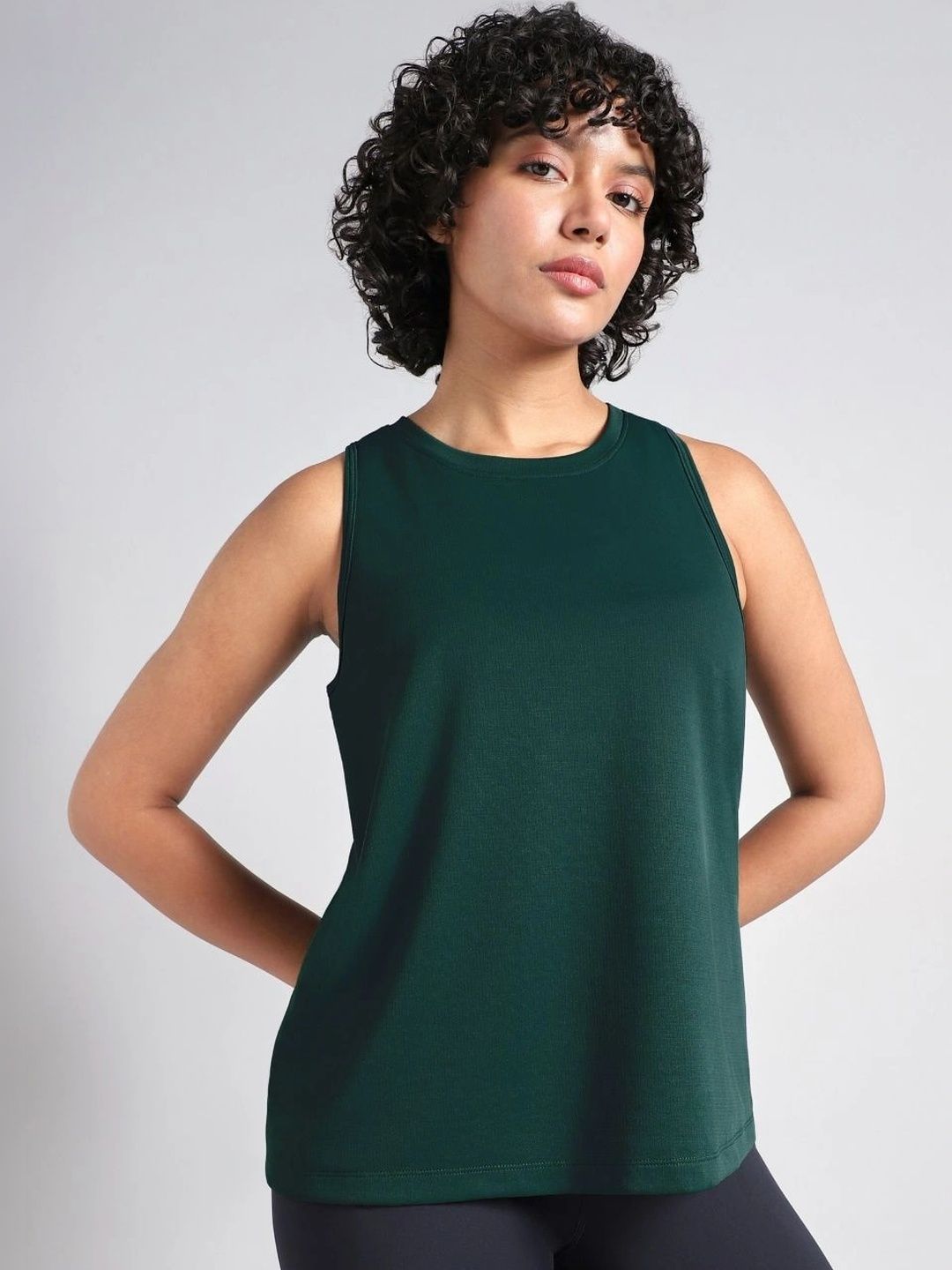 CULT Women's Dark Green after Dark Running Tank-picture-54