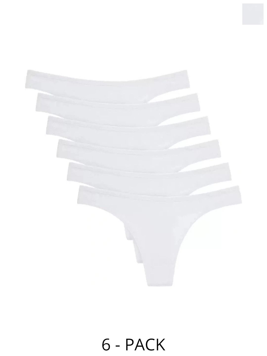 Bebron Women Pack of 6 Assorted Thongs-picture-29