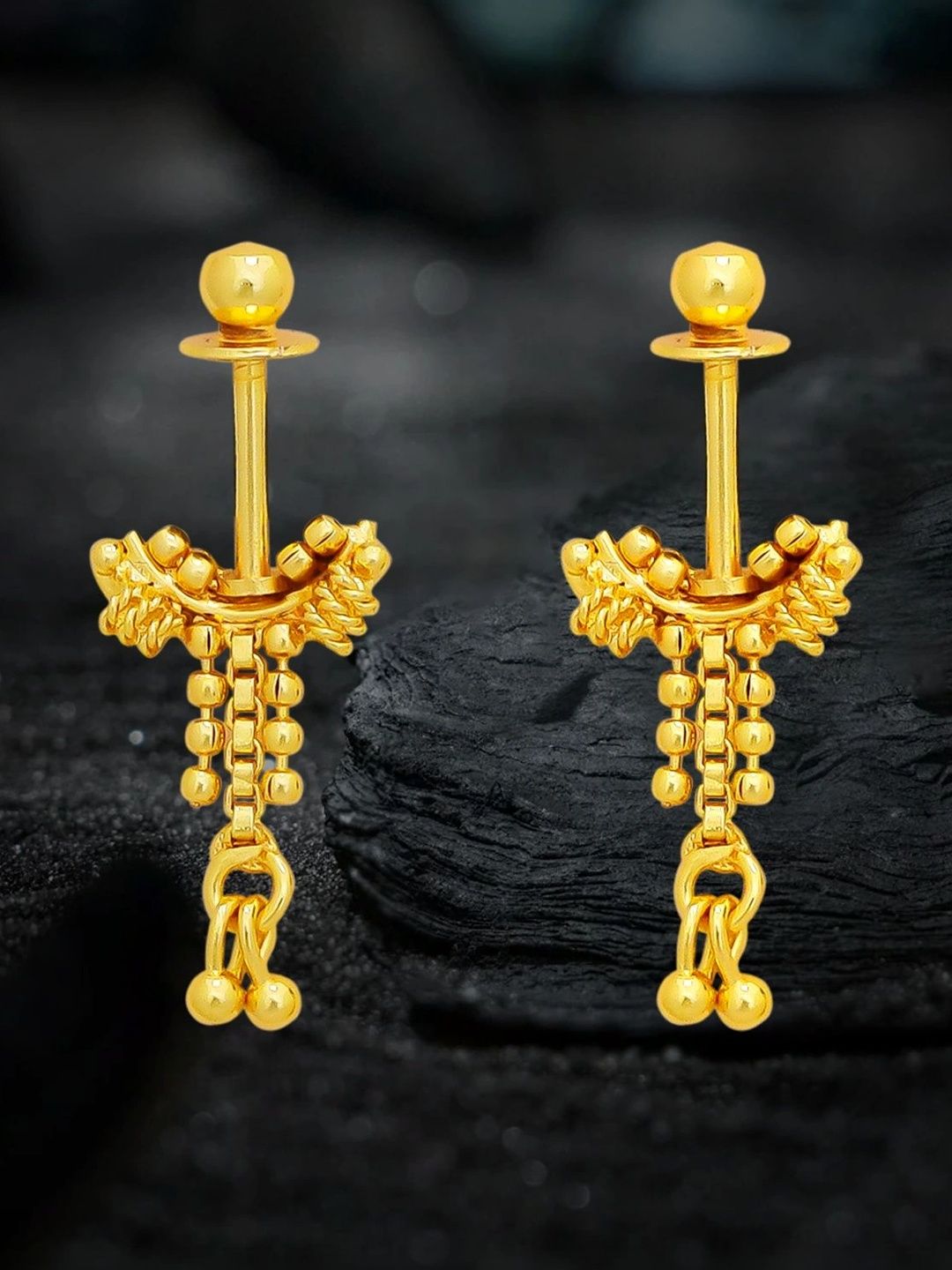 Drashti Collection Geometric Drop Earrings-picture-17