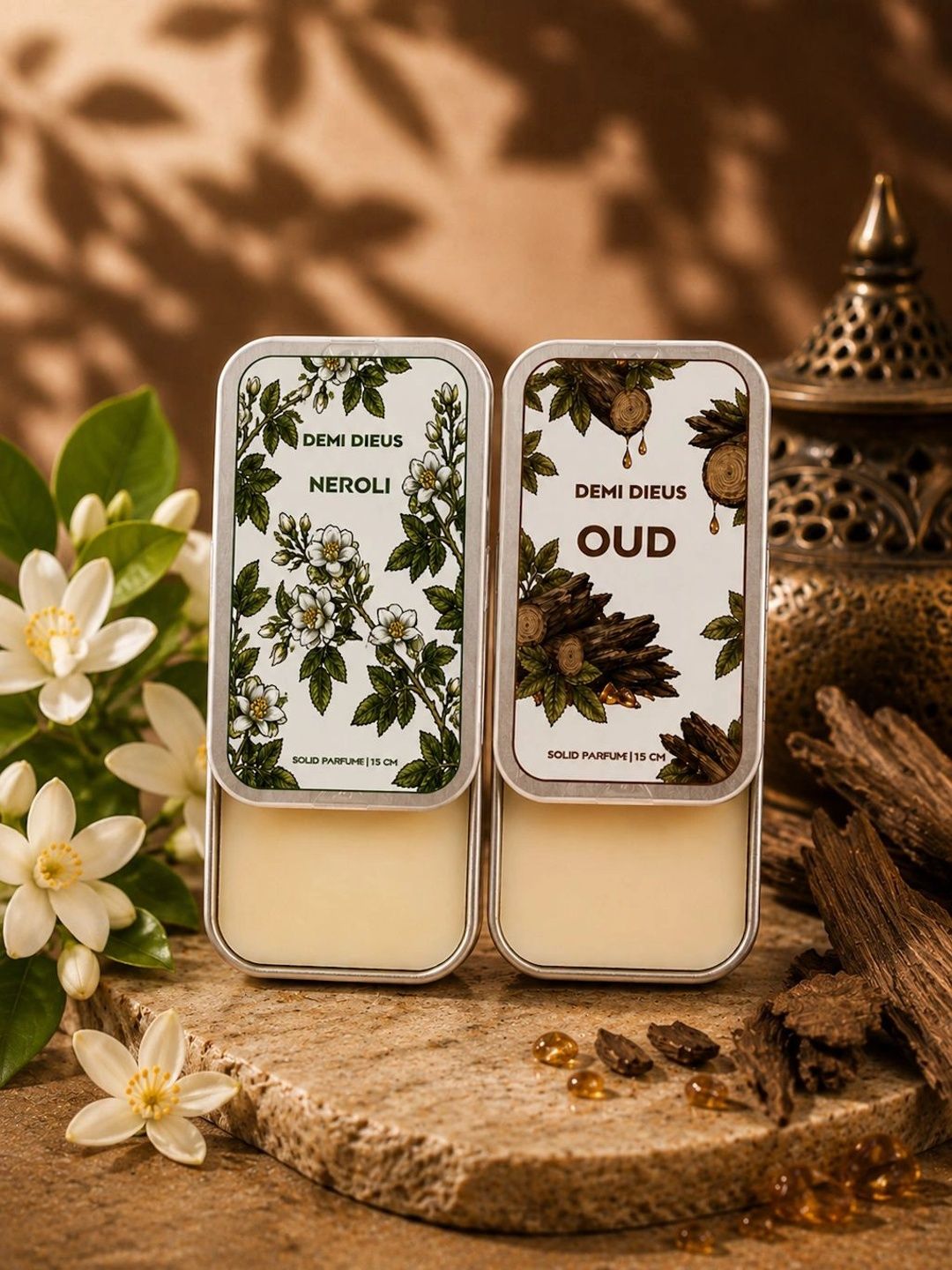 DEMI DIEUS Set of 2 Neroli & Oud Solid Perfume -15 g Each-picture-37