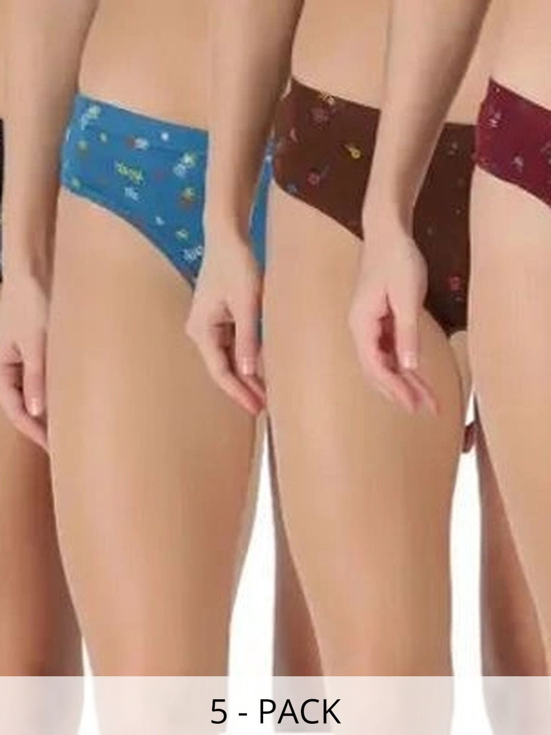 Bebron Women Pack of 5 Printed Assorted Bikini-image-39