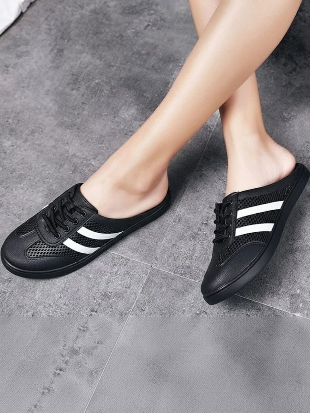 CORSICA Women Striped Mules Flats-picture-41