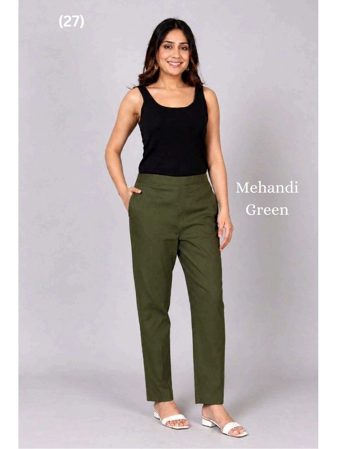 RIVNIX Women Smart High-Rise Trousers-image-33