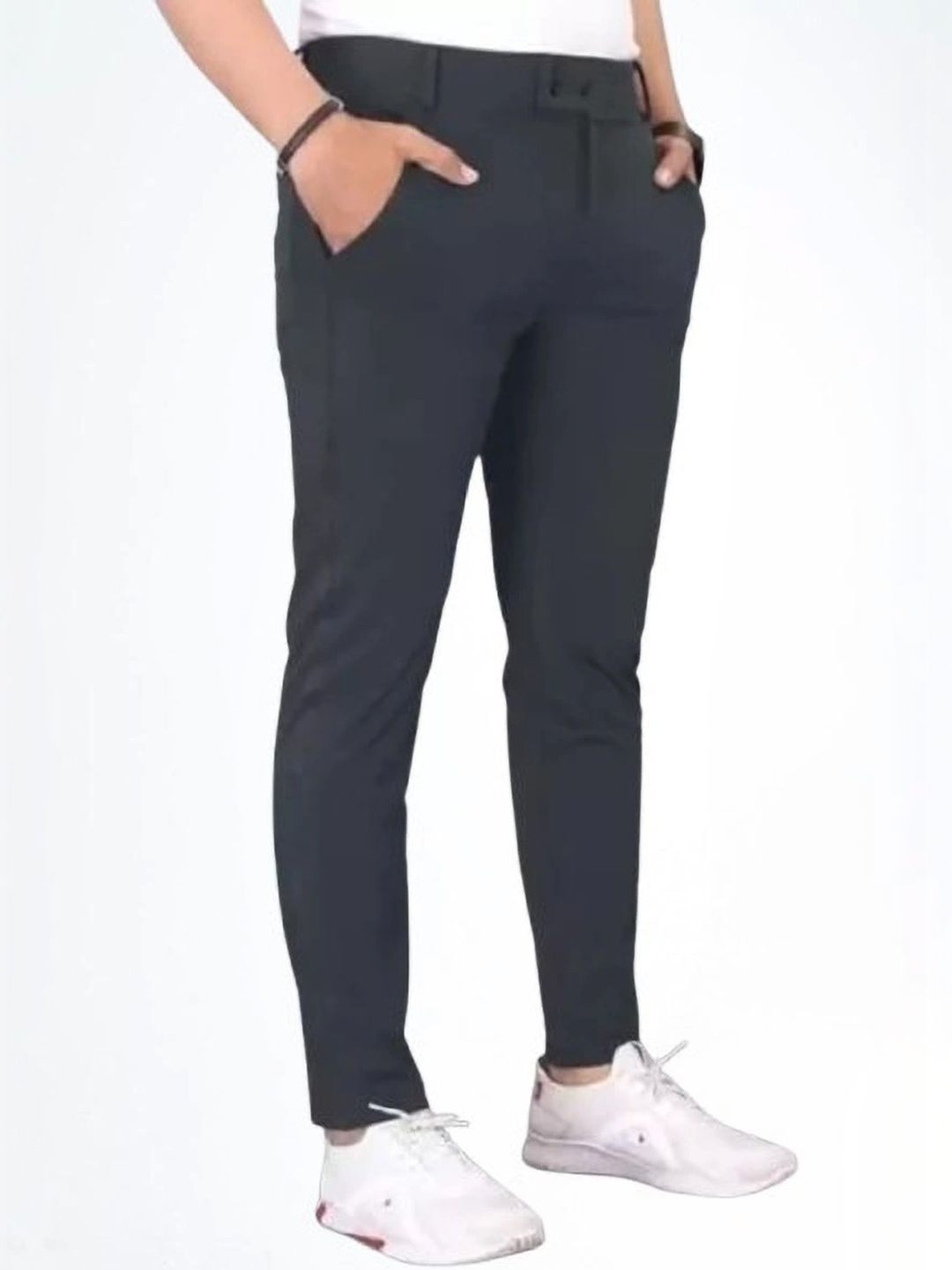 Nitya TrackP Men Smart Slim Fit Trousers-picture-40