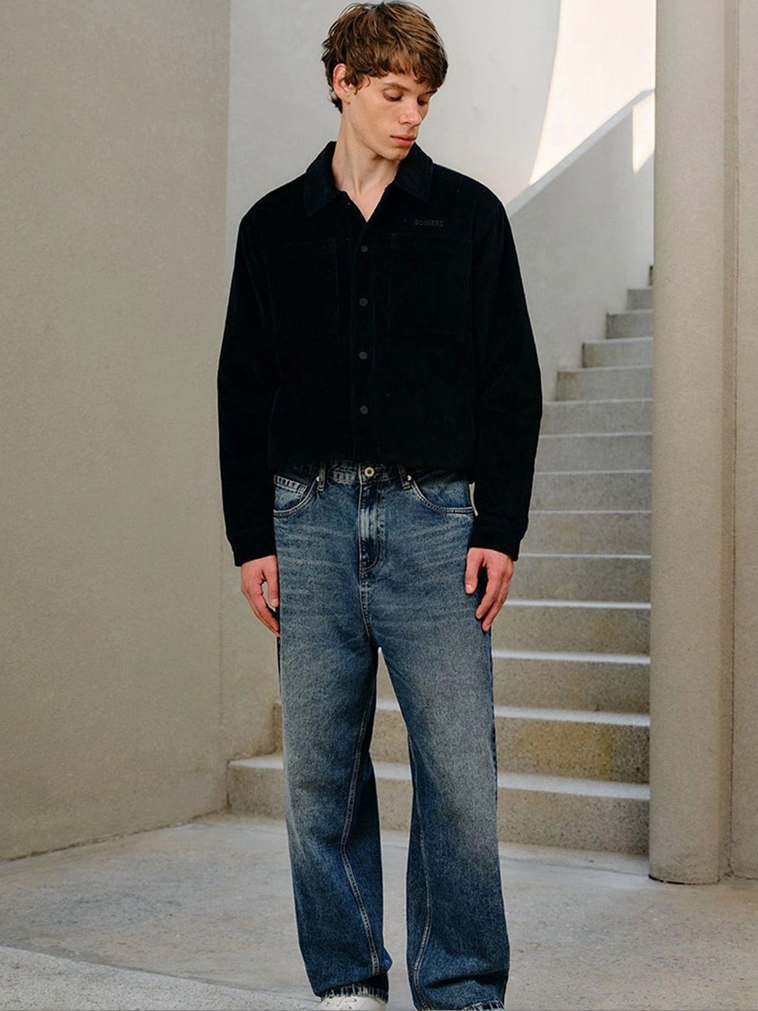 Bonkers Corner Men Wide Leg Mid-Rise Jeans-picture-12