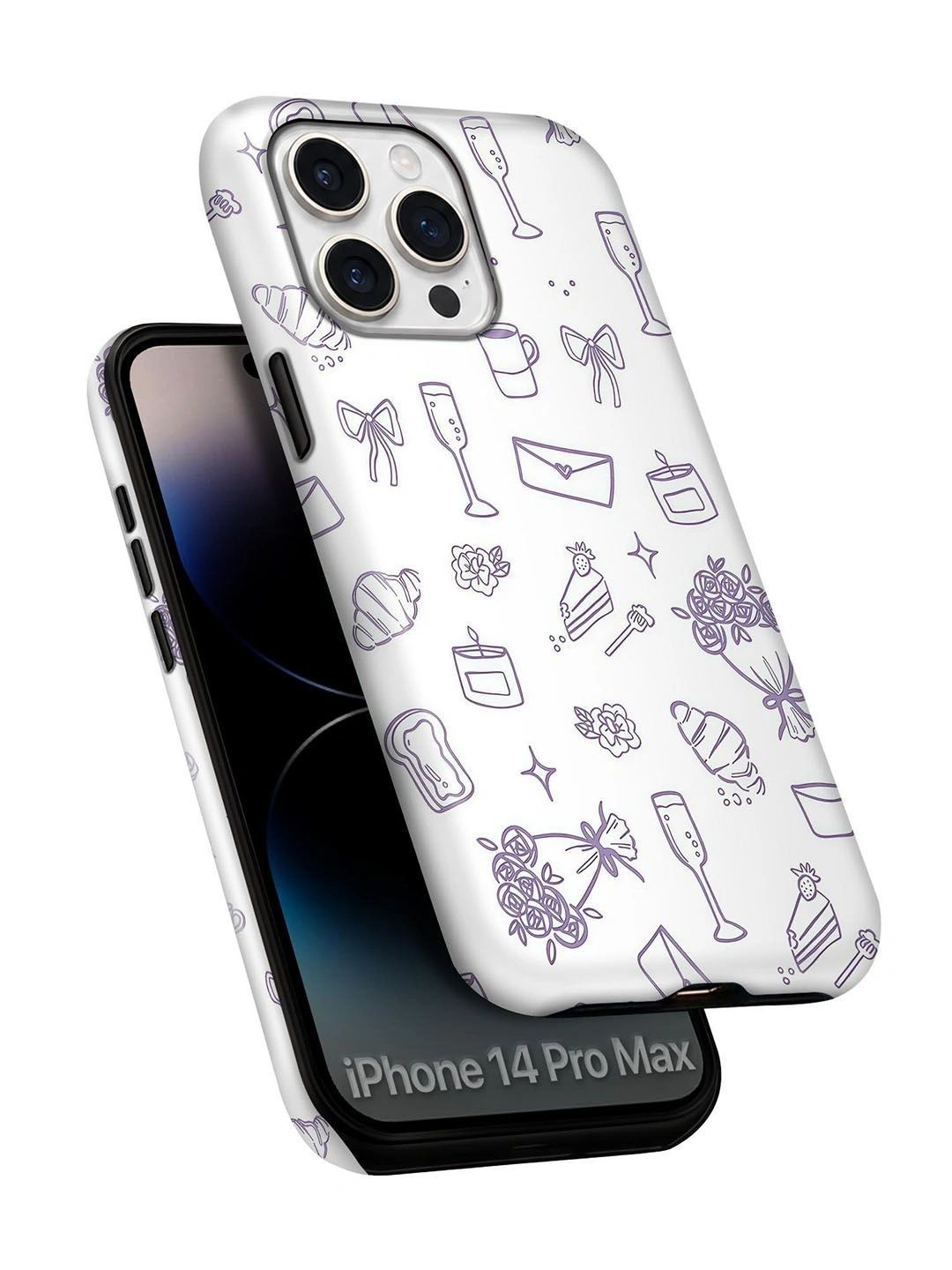 QRIOH Conversational Printed iPhone 14 Pro Max Back Case Mobile Accessories-picture-15